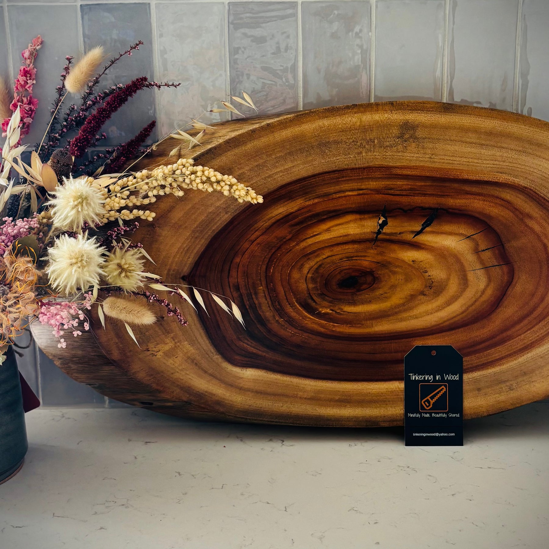 Hardwood Camphor laurel Charcuterie Board 290x600x42mm