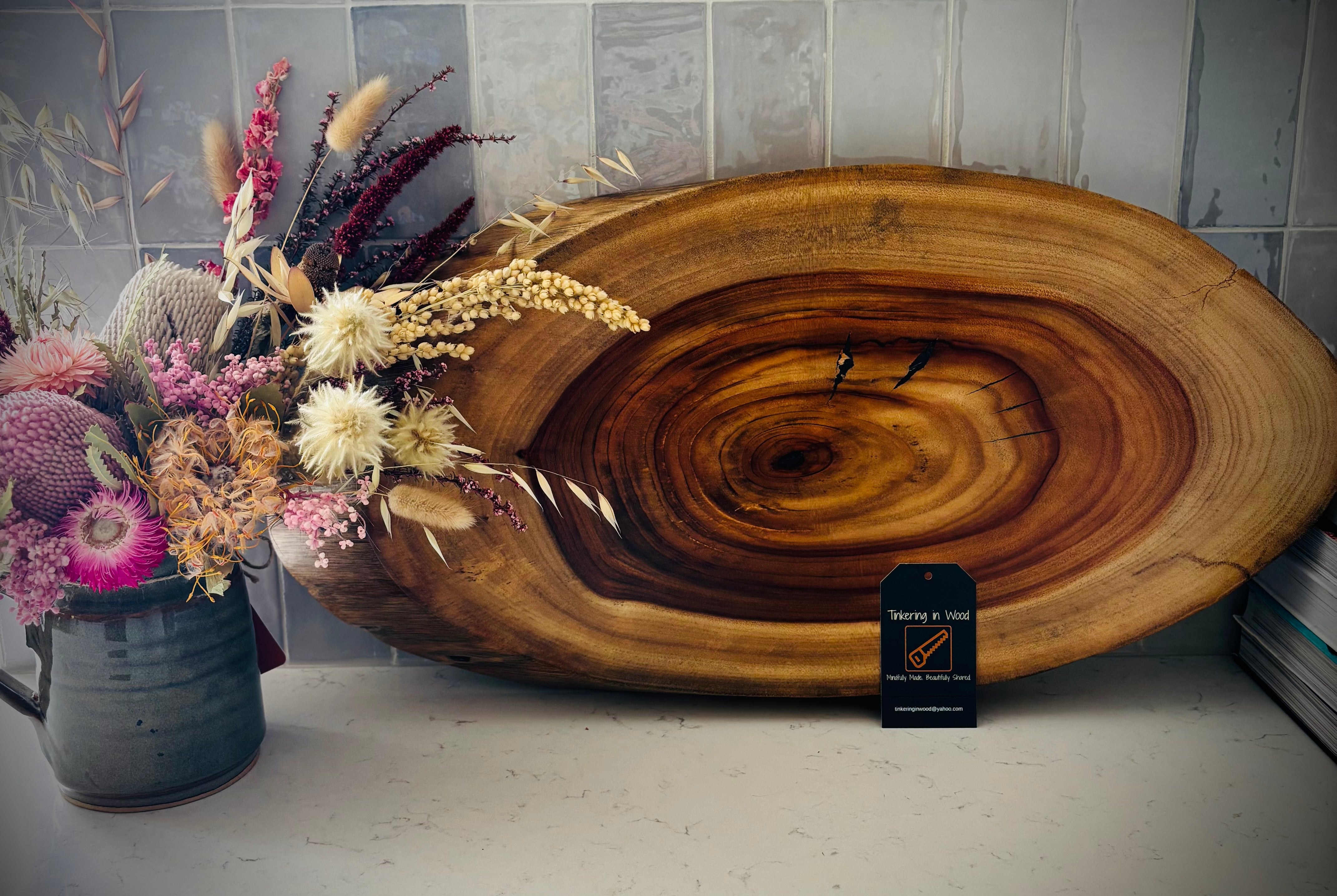 Hardwood Camphor laurel Charcuterie Board 290x600x42mm