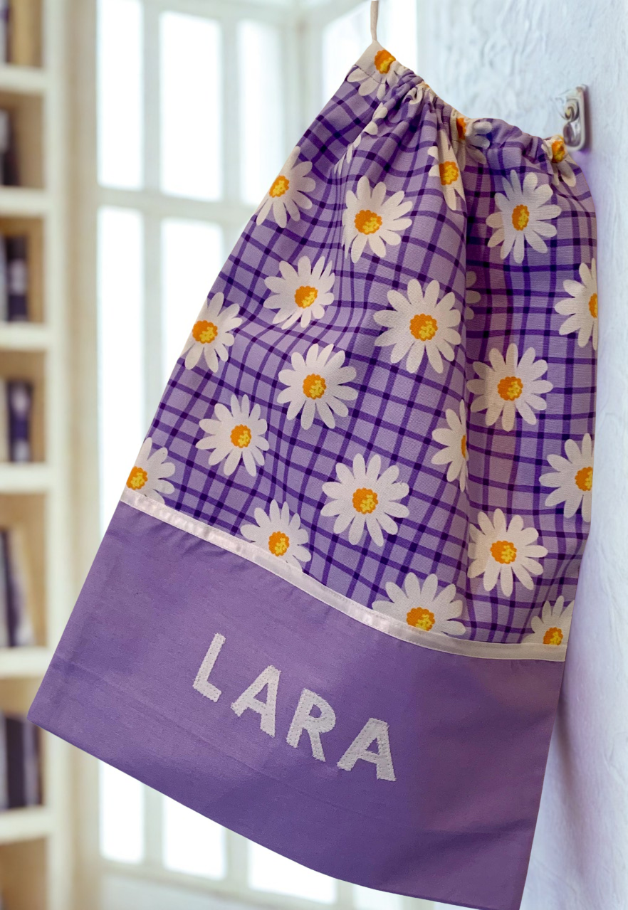 Children's Library Bag , Handmade, Personalised