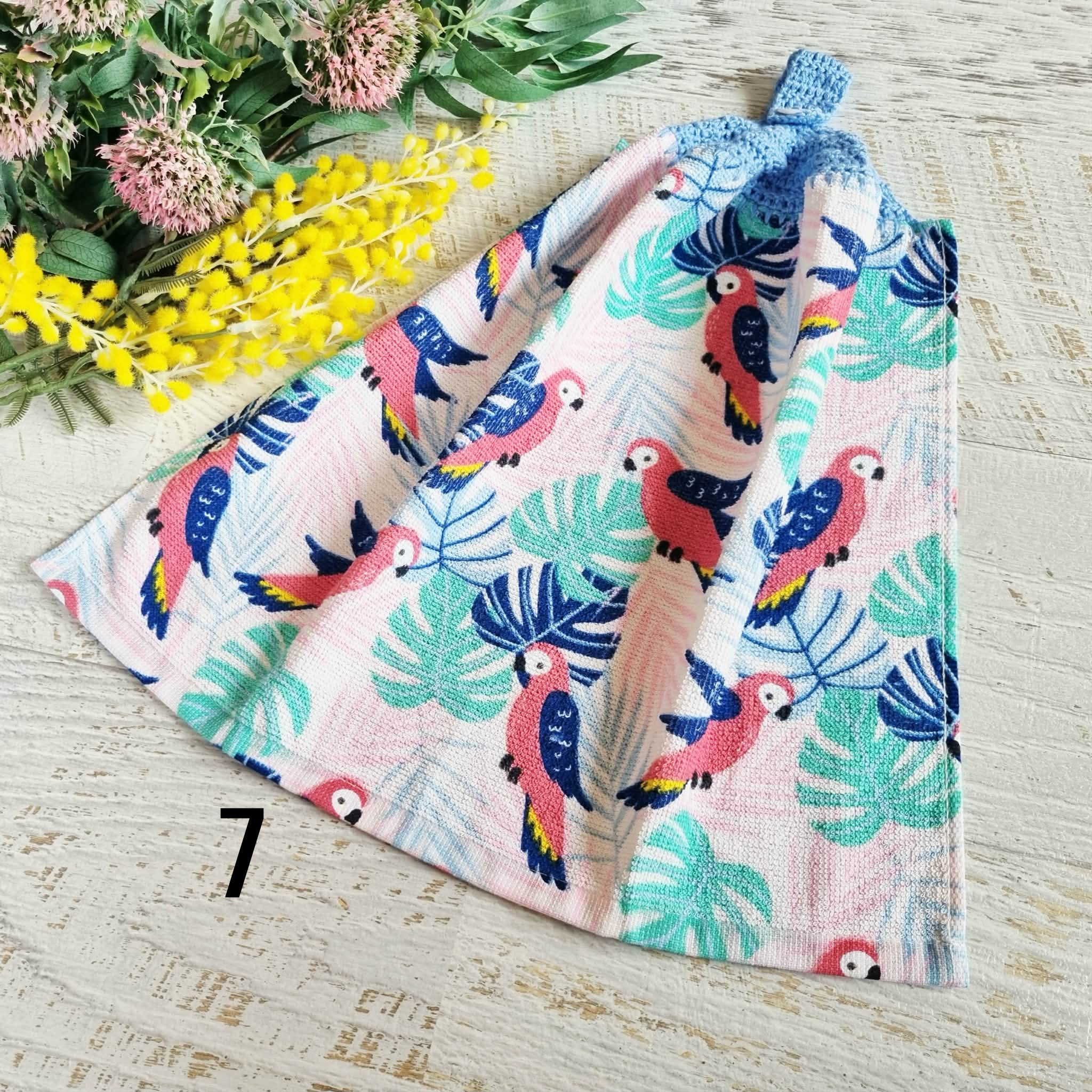 Kitchen Hand Towel | Hanging | Cotton | SINGLE LAYER | 9 Styles - 1-9