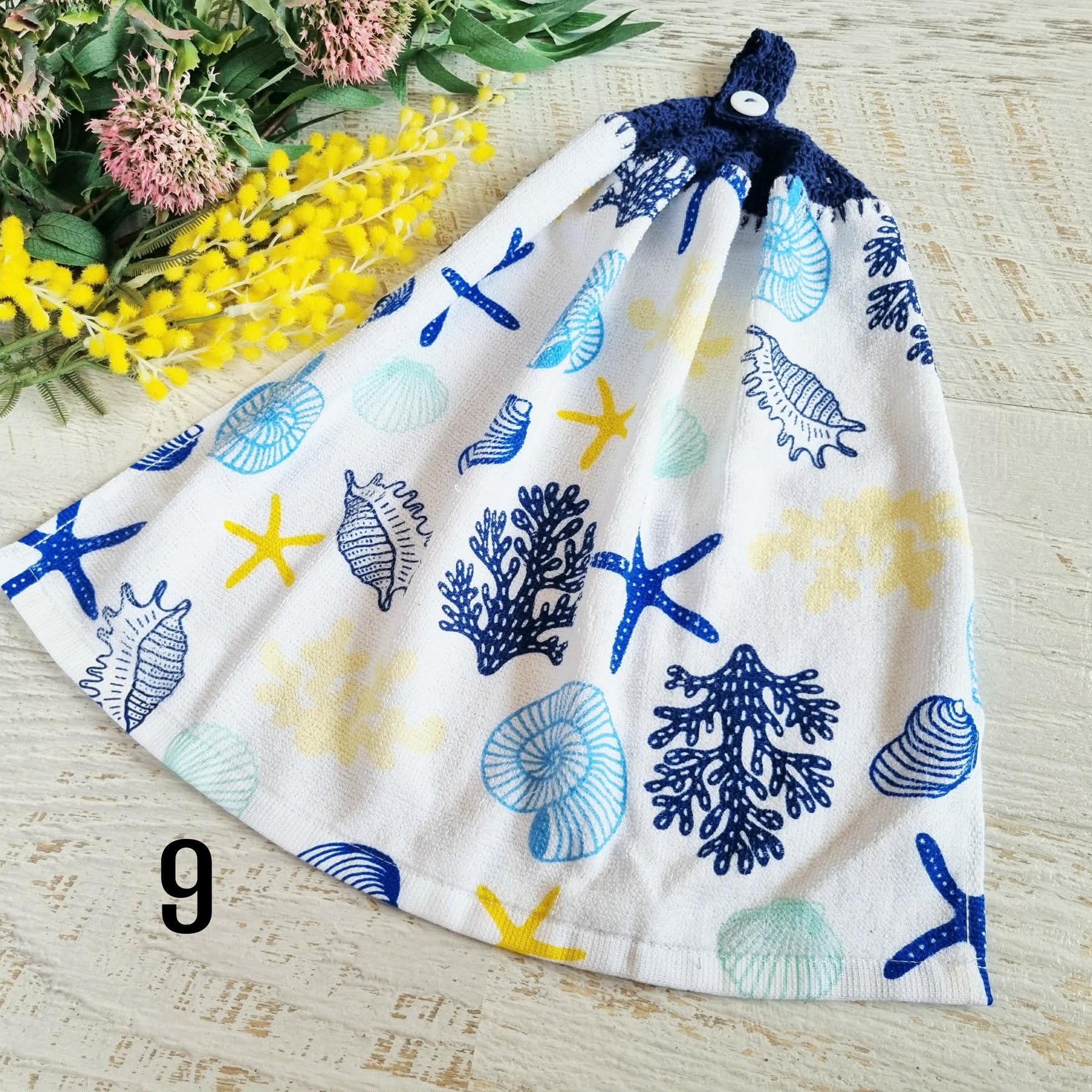 Kitchen Hand Towel | Hanging | Cotton | SINGLE LAYER | 9 Styles - 1-9