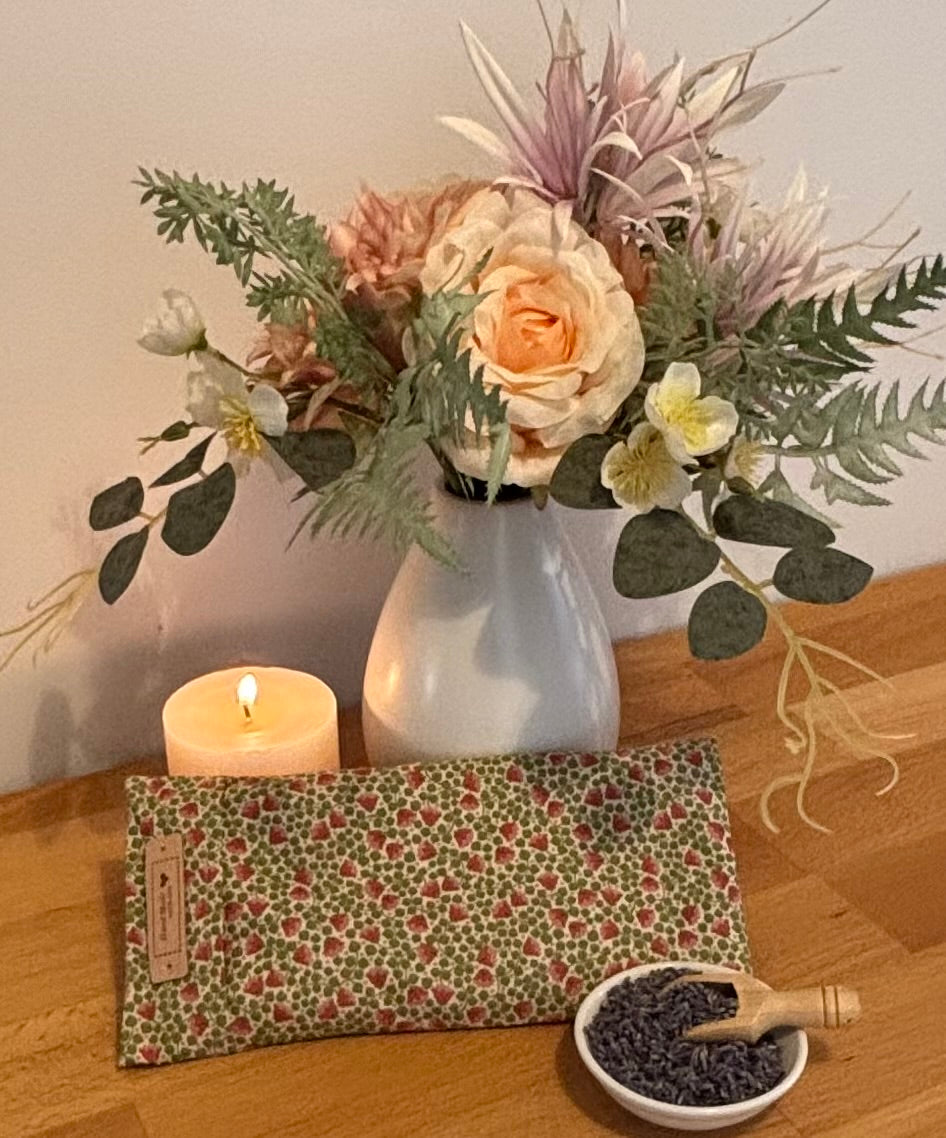 Lavender Eye Pillows with removable pillowcase