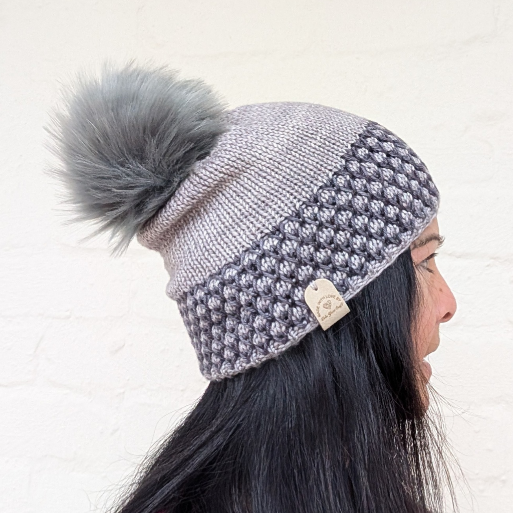 Malabrigo Rios Diamonds Merino Wool Beanie