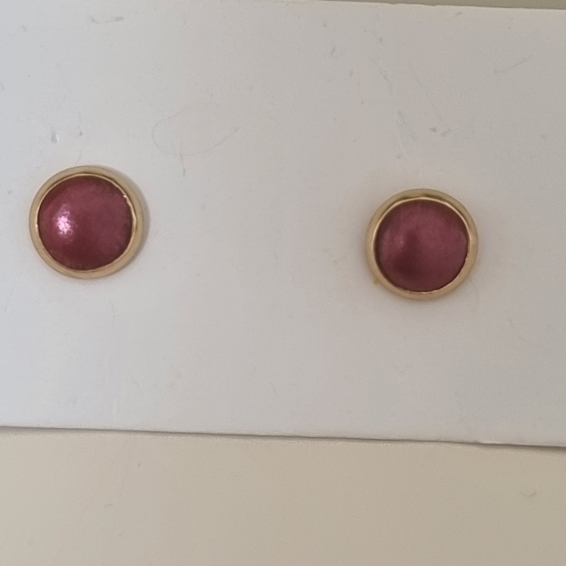 Metalic Blush Studs