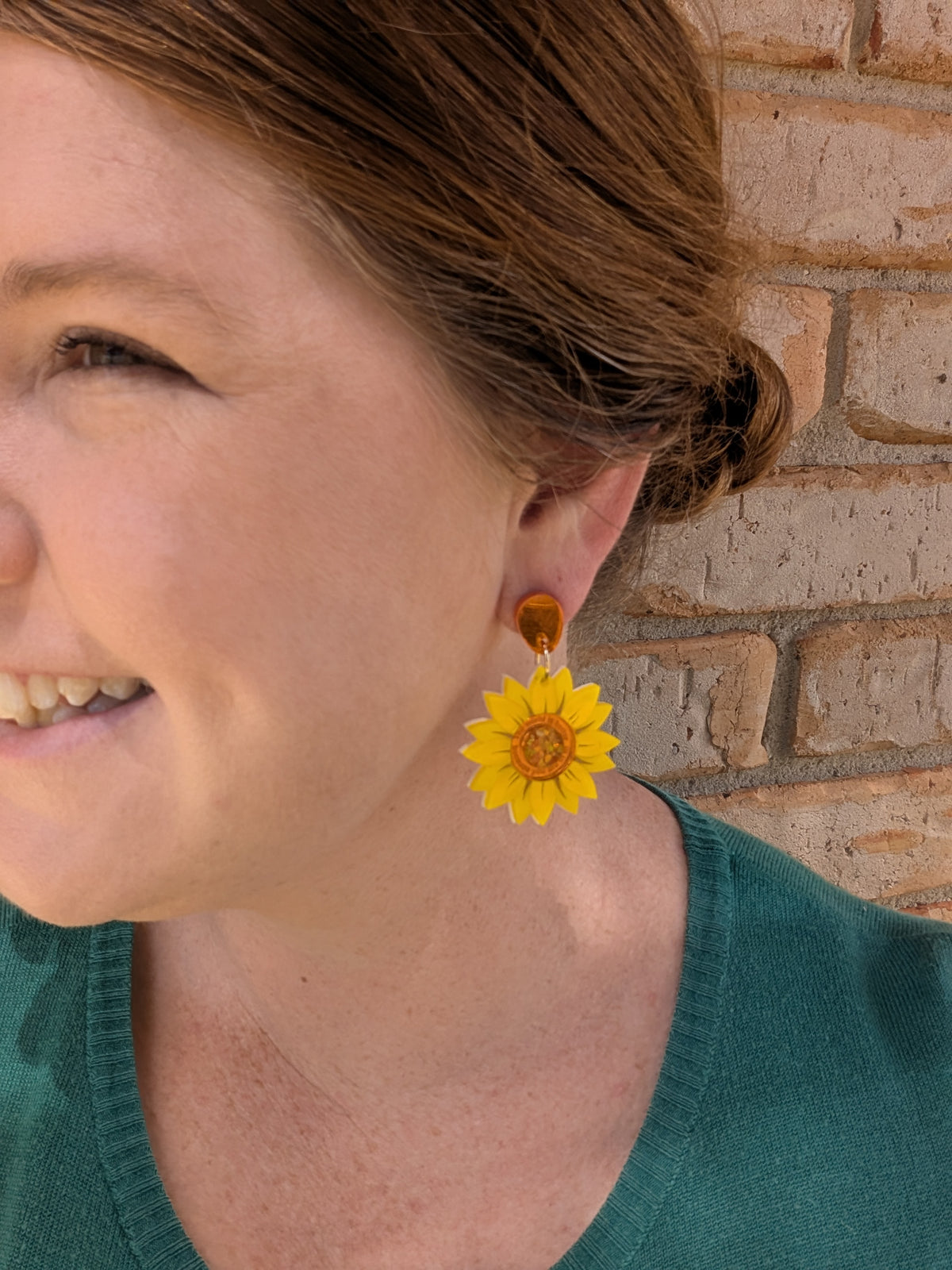 Sunflower Af-fleur-mation  Dangles