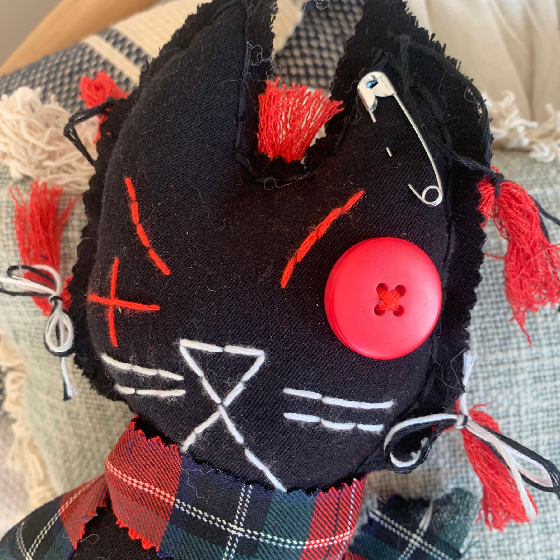 Punk Baby Handmade Recycled Fabric