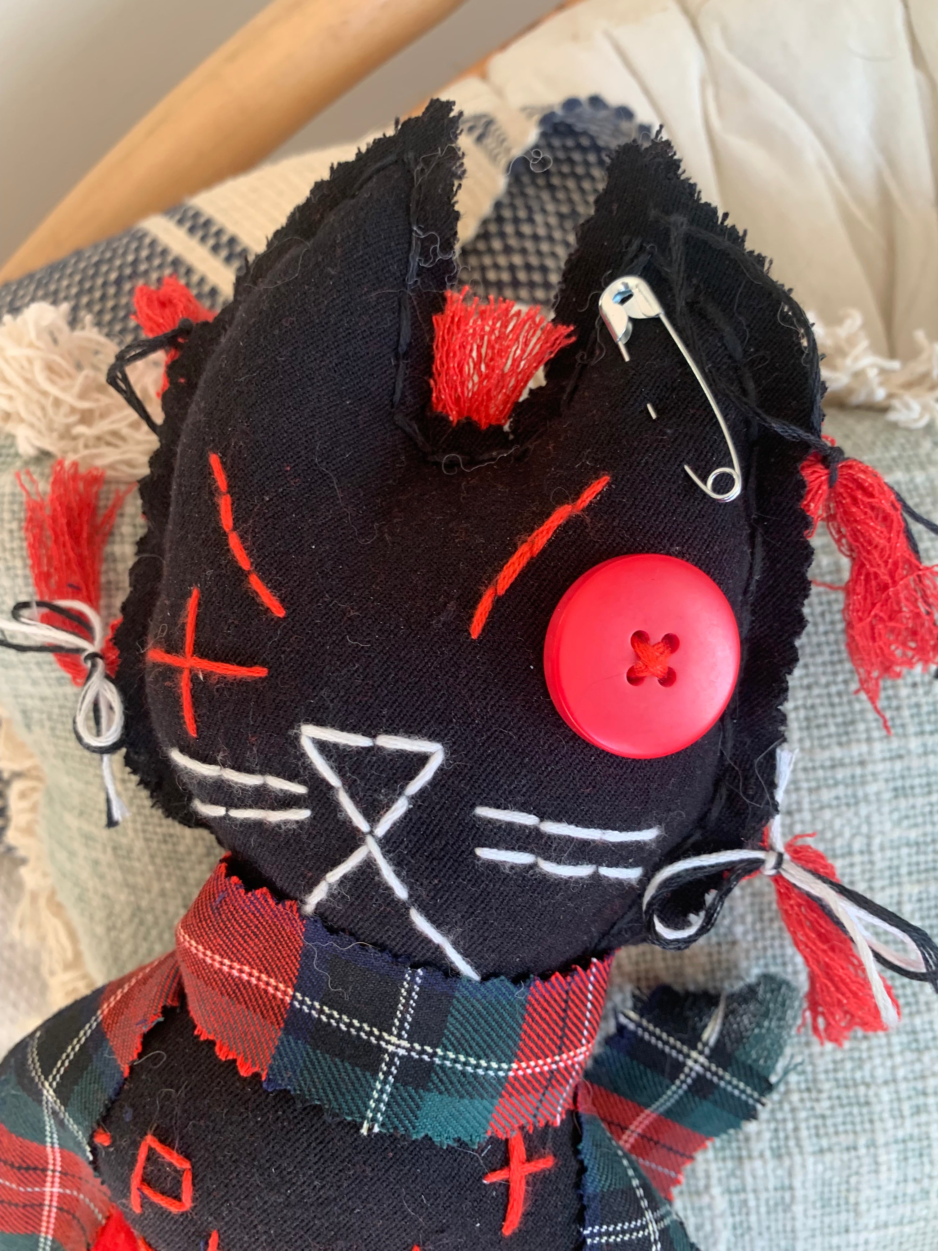 Punk Baby Handmade Recycled Fabric