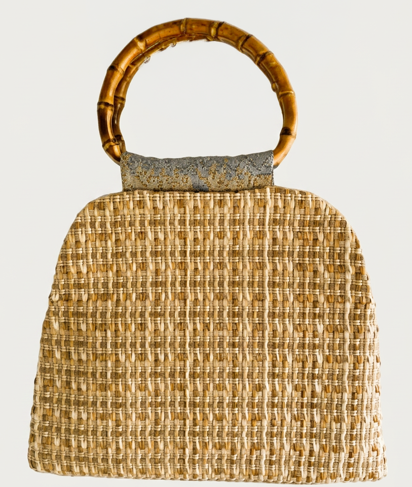Handmade Vintage Style Cream Handbag