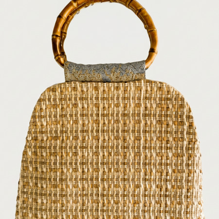 Handmade Vintage Style Cream Handbag