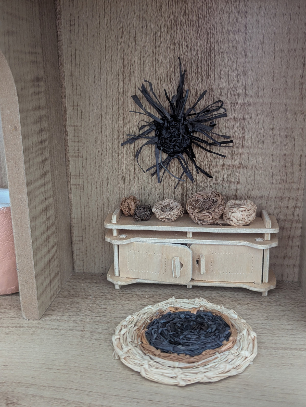 Miniatures Woven Doll House Decor | 7 piece set  Doll House Play Set