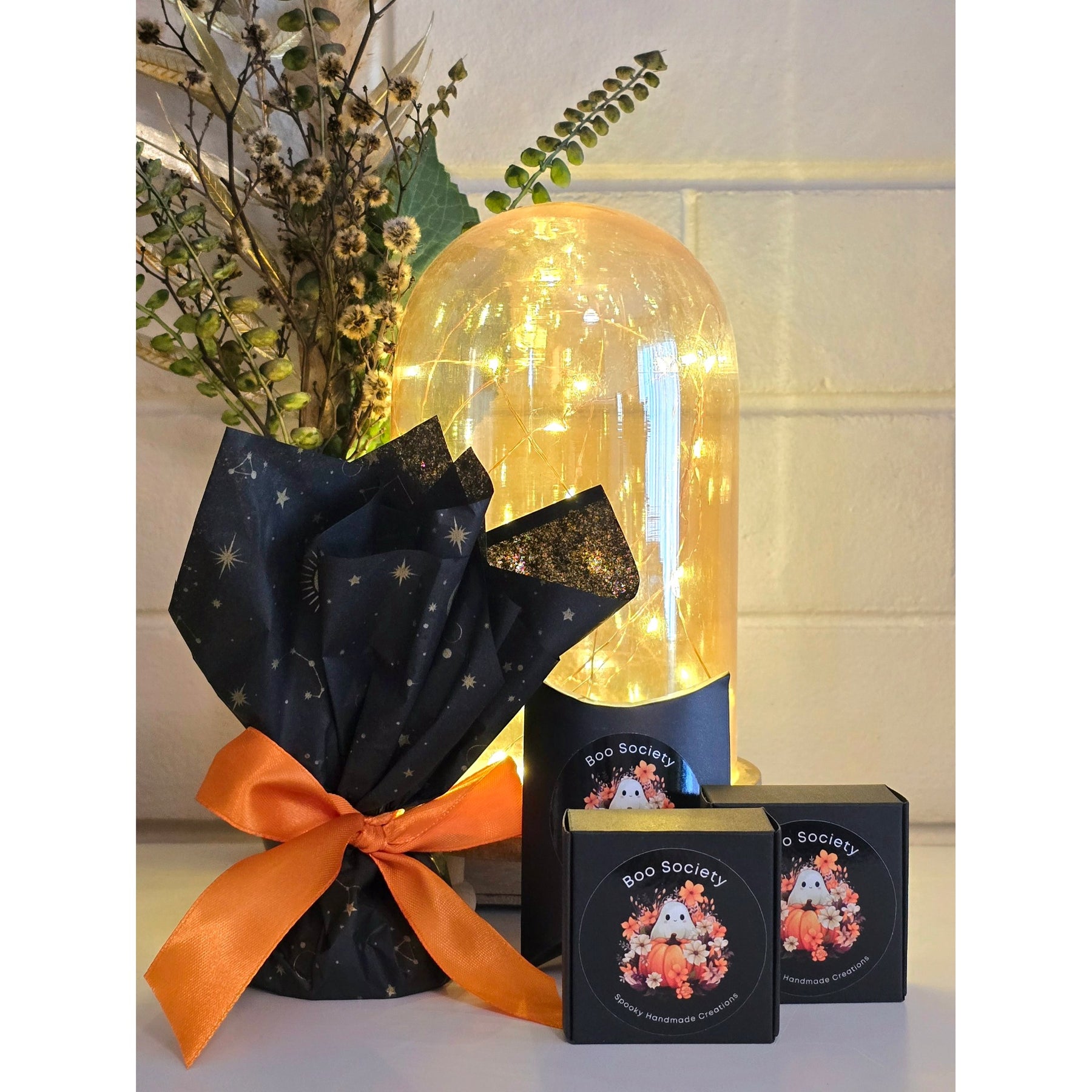 Glow-in-Dark Ghost Magnet | Mini Halloween Frame