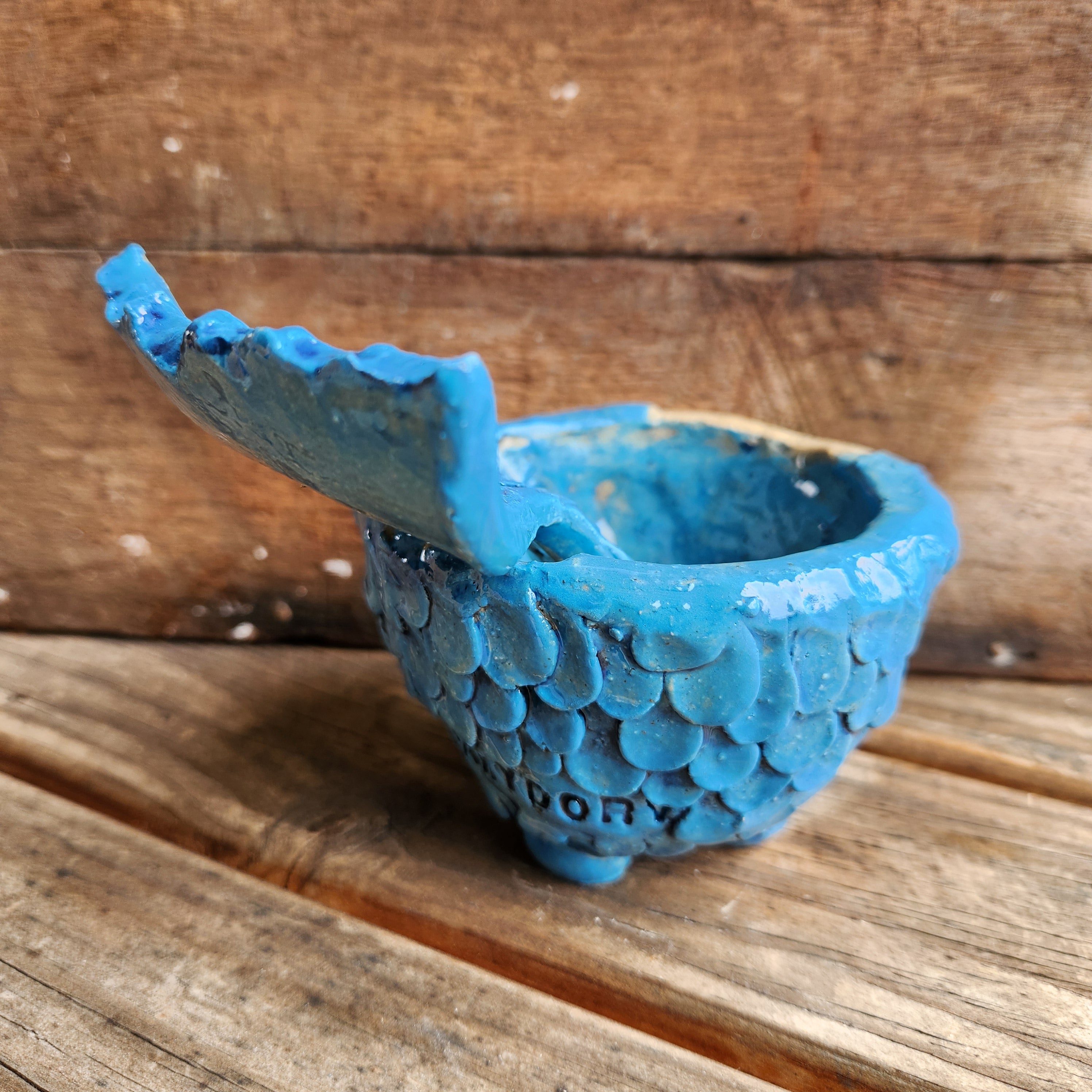 Mermaid salt pot, spoon, table gift