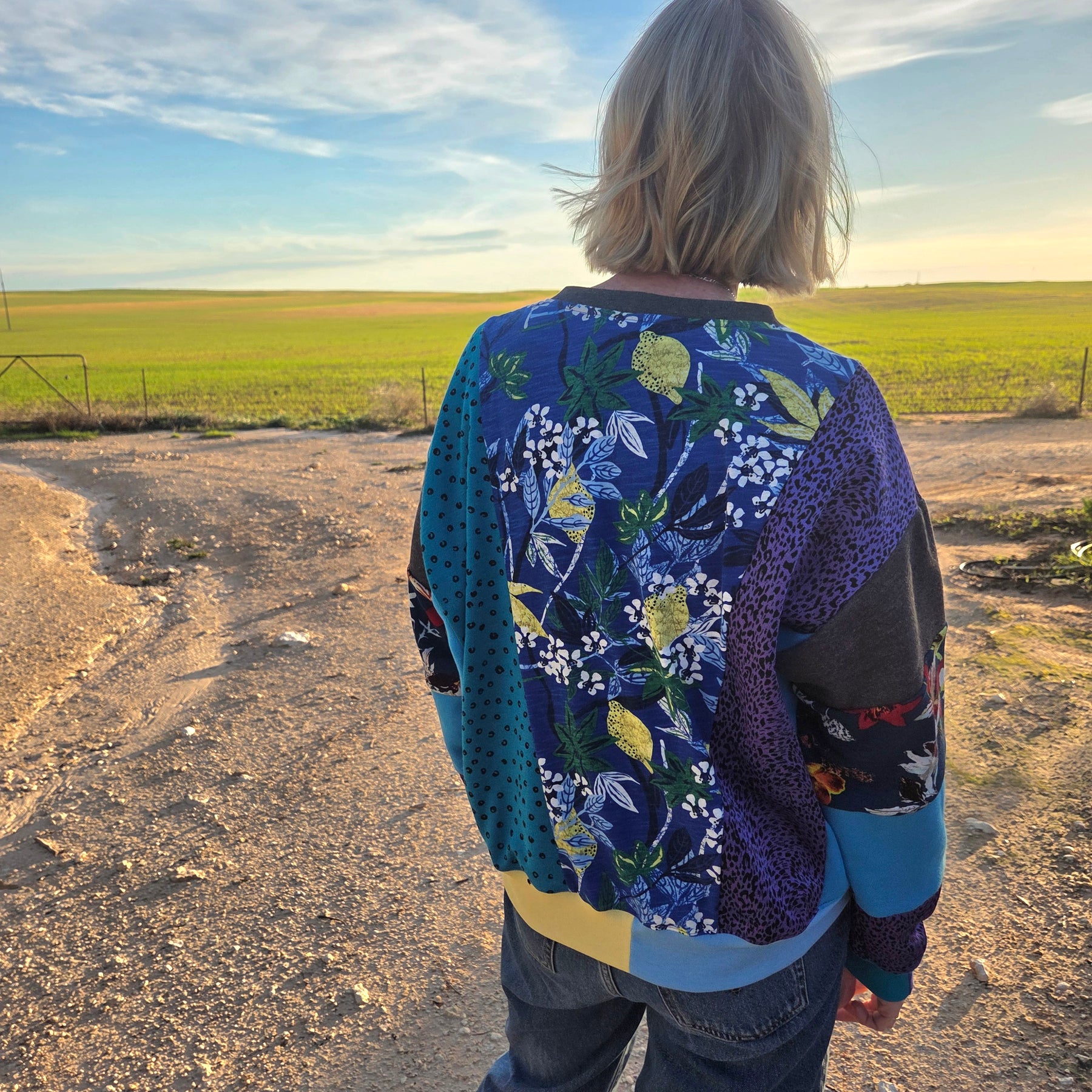 Regal Hue - Patchy Fleece - S/M