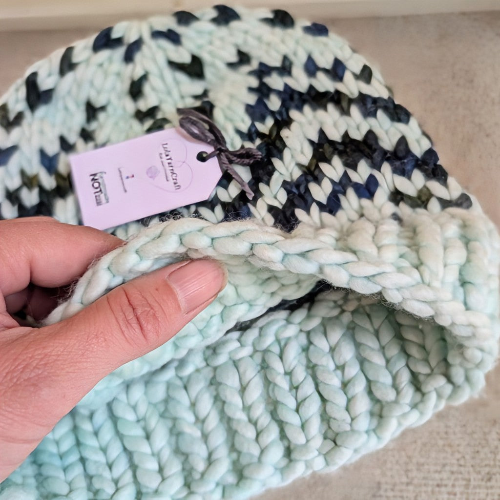 Malabrigo Rasta, Premium Merino Wool, colour work Beanie