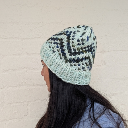 Malabrigo Rasta, Premium Merino Wool, colour work Beanie