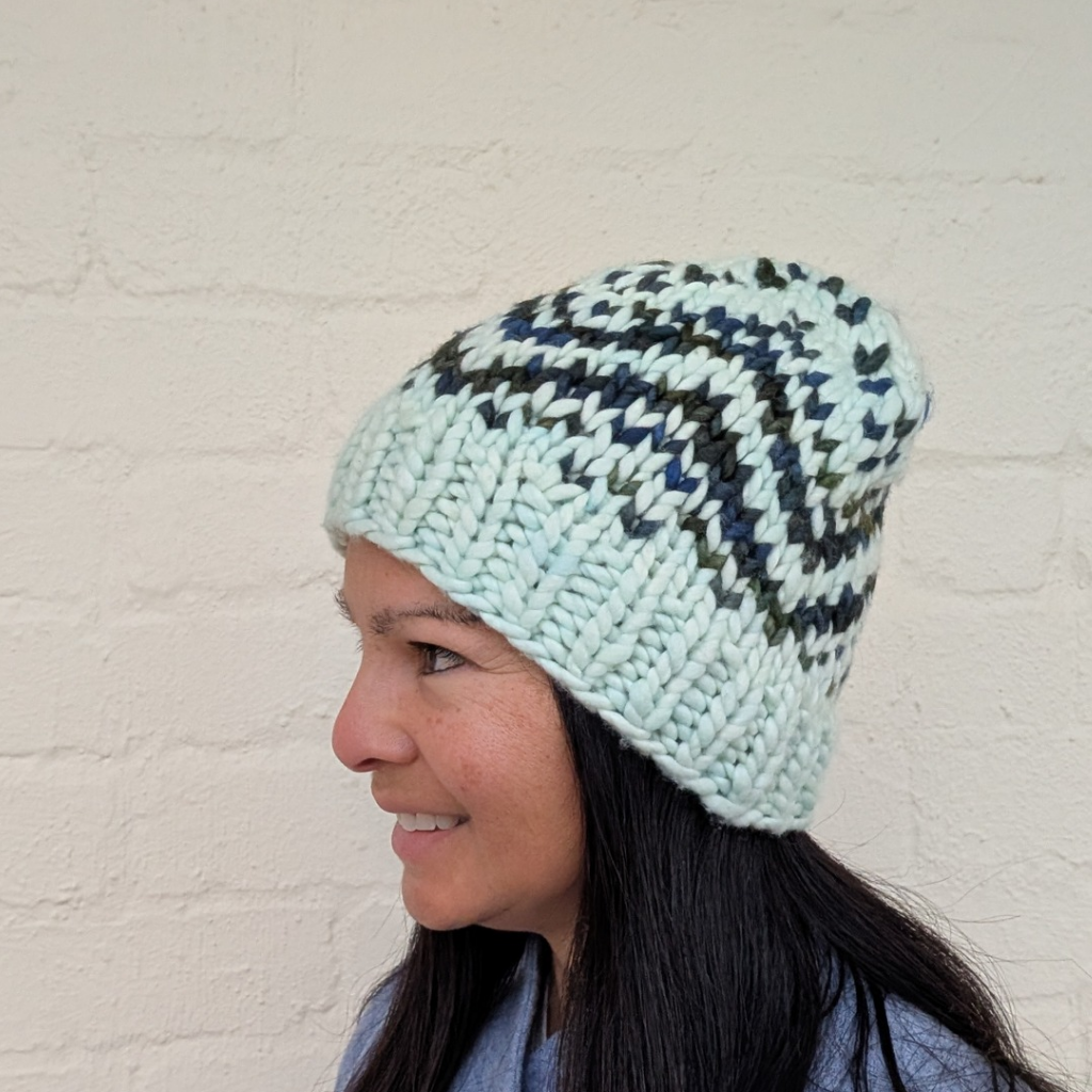 Malabrigo Rasta, Premium Merino Wool, colour work Beanie