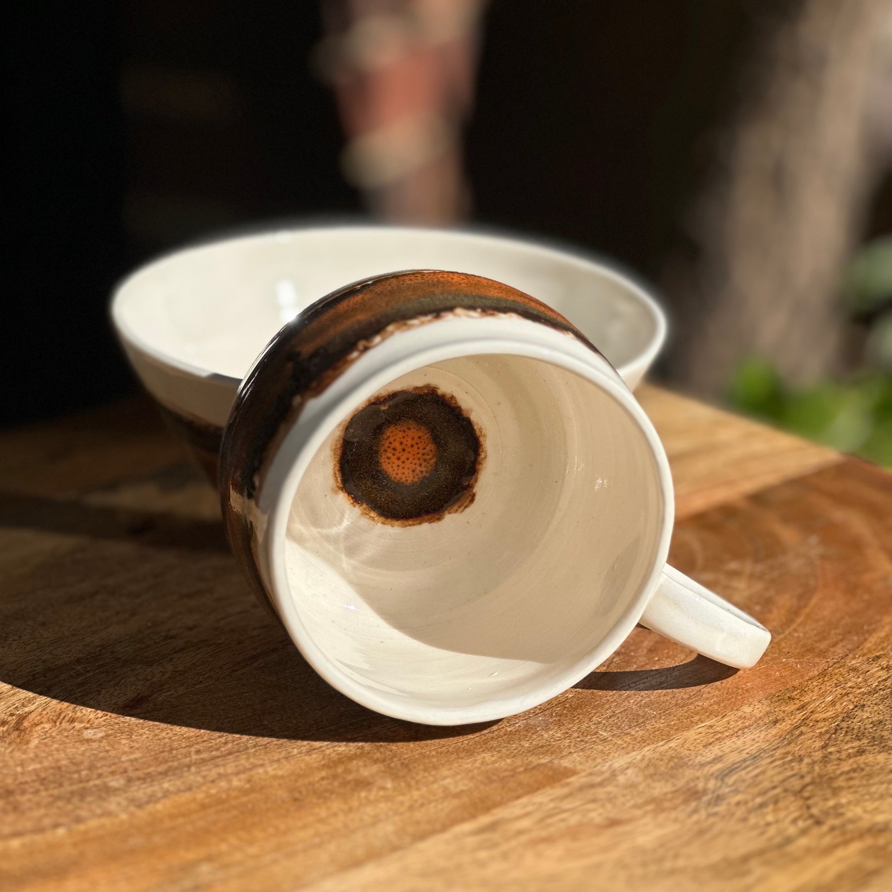 Australian Ceramic Breakfast Set - Burnt Horizon - Australian Pottery