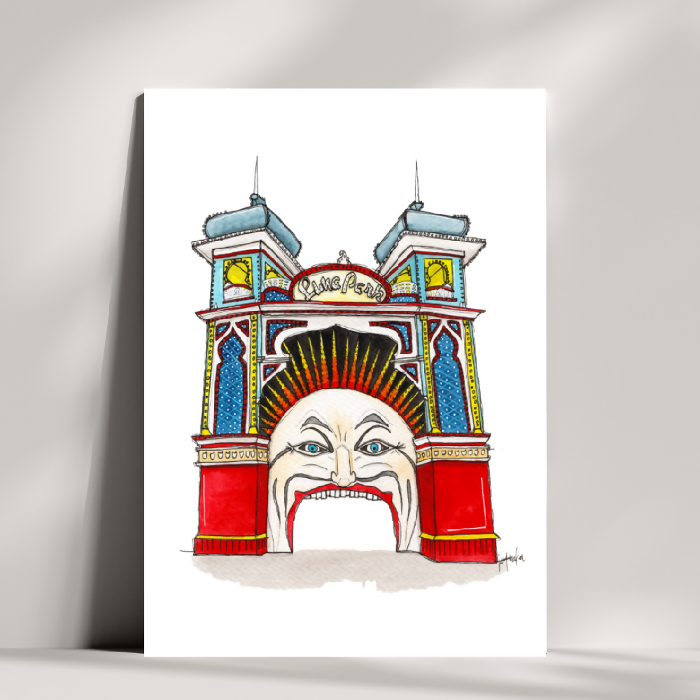 art print - the melbourne series - luna park