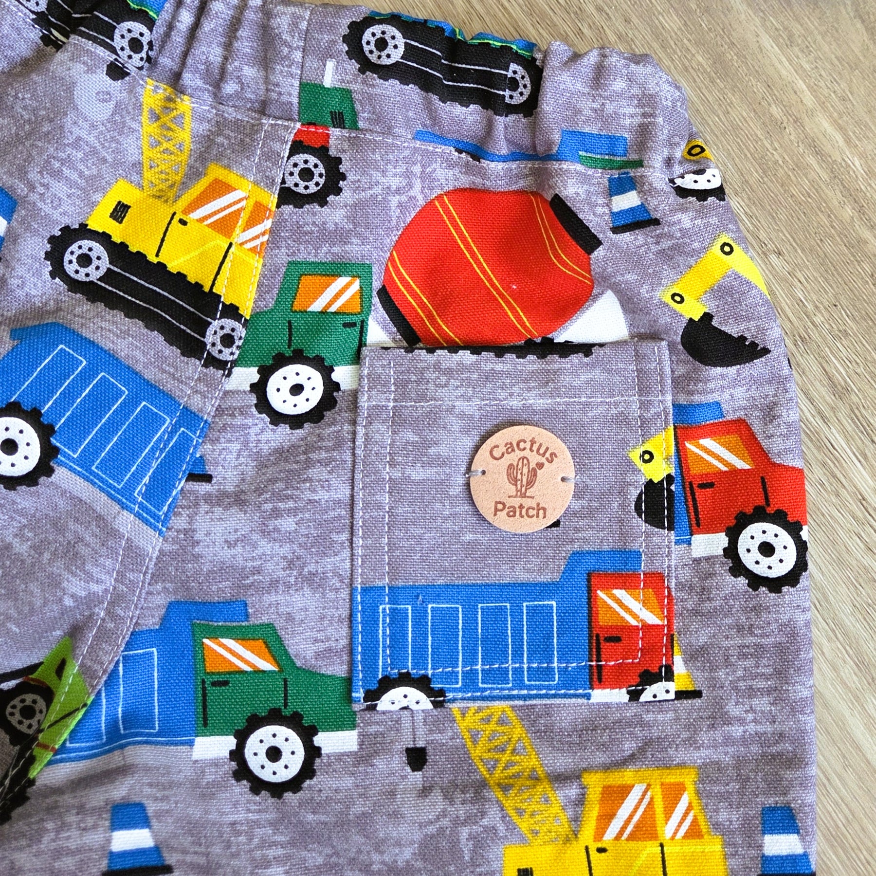 "Construction Crew" Cargo Pants - Size 6-9 Months