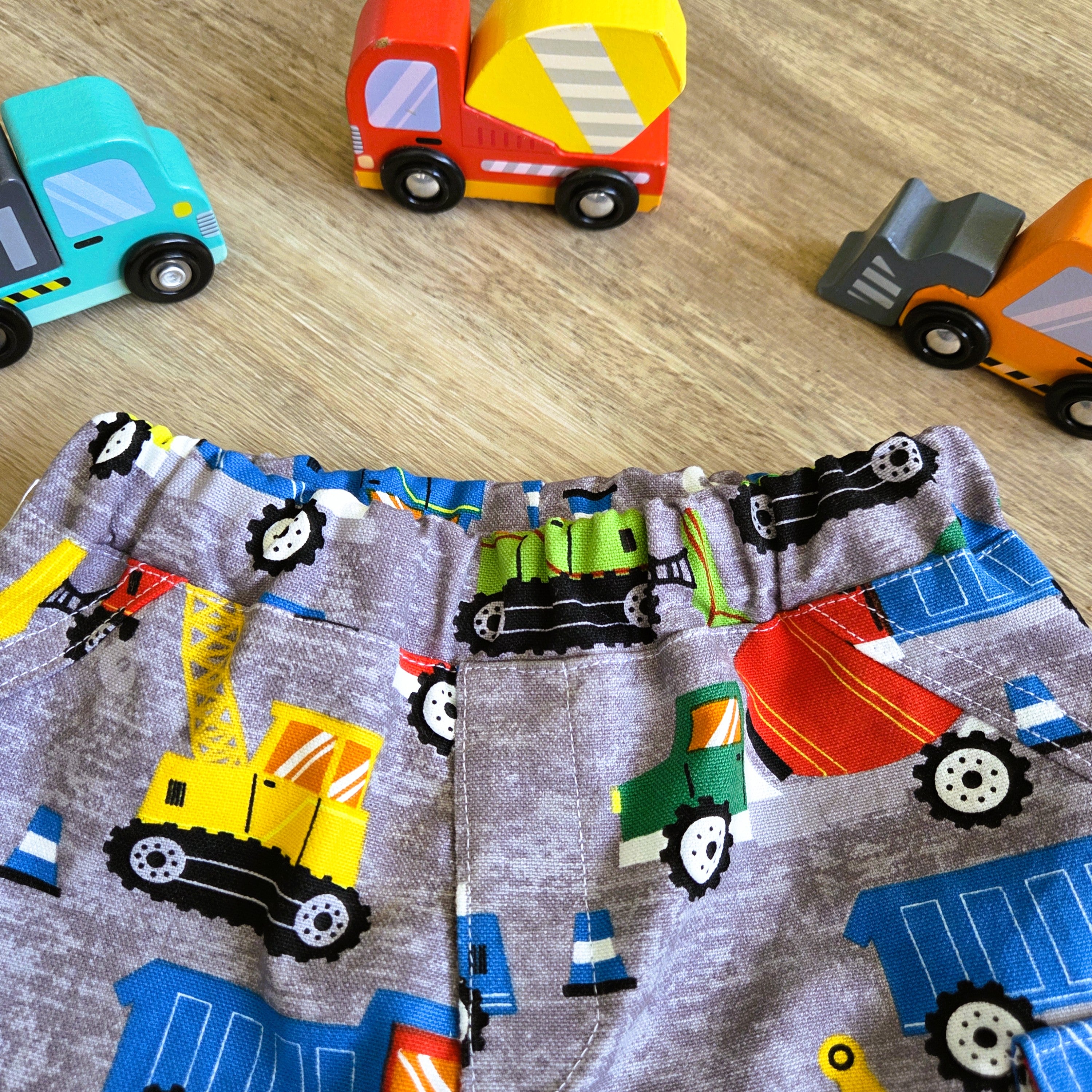 "Construction Crew" Cargo Pants - Size 6-9 Months