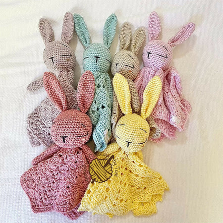 Easter | Handmade | Crochet | Bunny | Security Blanket | Comforter | Lovey