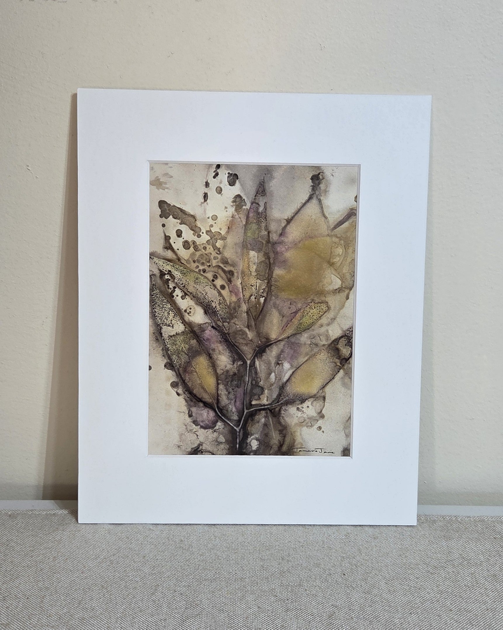 Echoes Of Nature ~ Original Artwork – Botanical Print & Watercolour