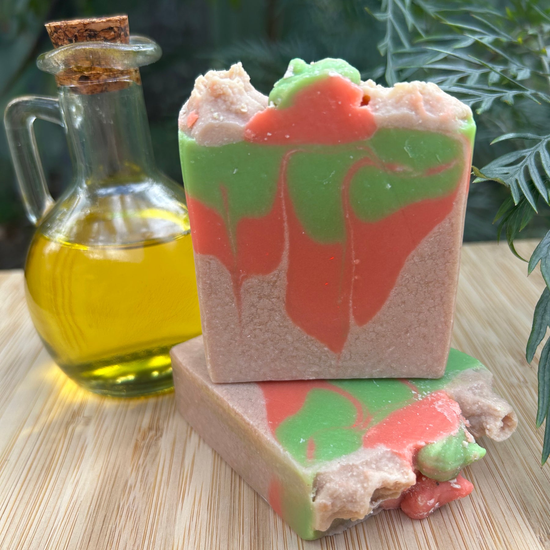 Handmade Peppermint Tea Christmas Soap | Natural Oils | Festive Gift | Australia