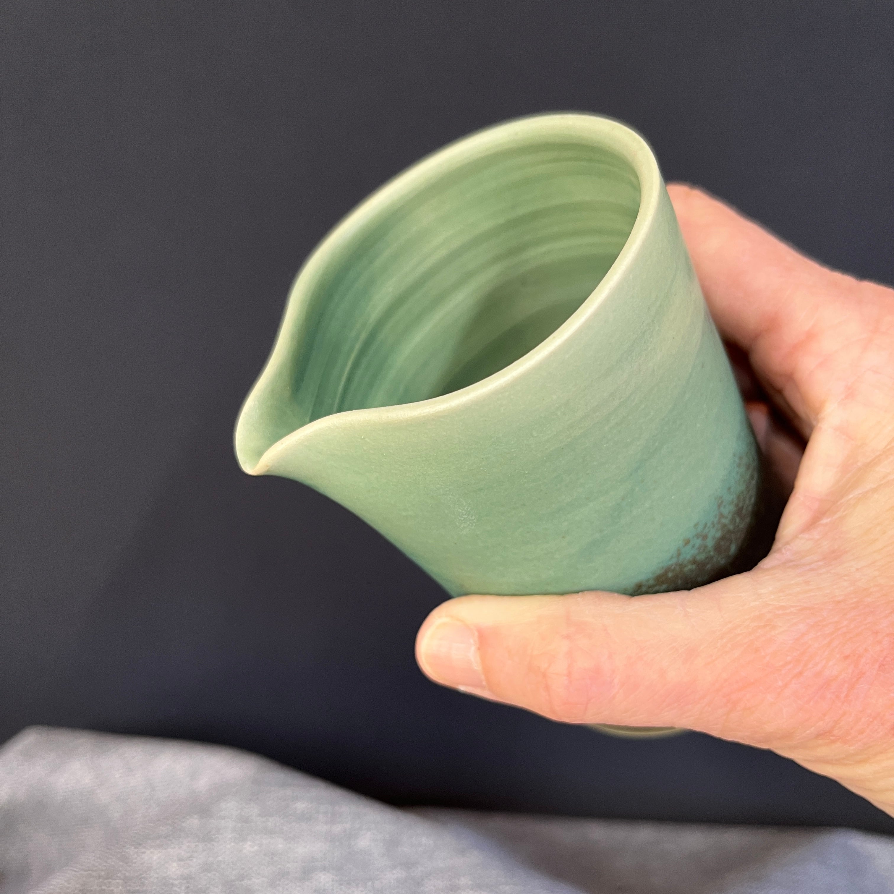 Handmade Ceramic Pourer - Earthy and Elegant