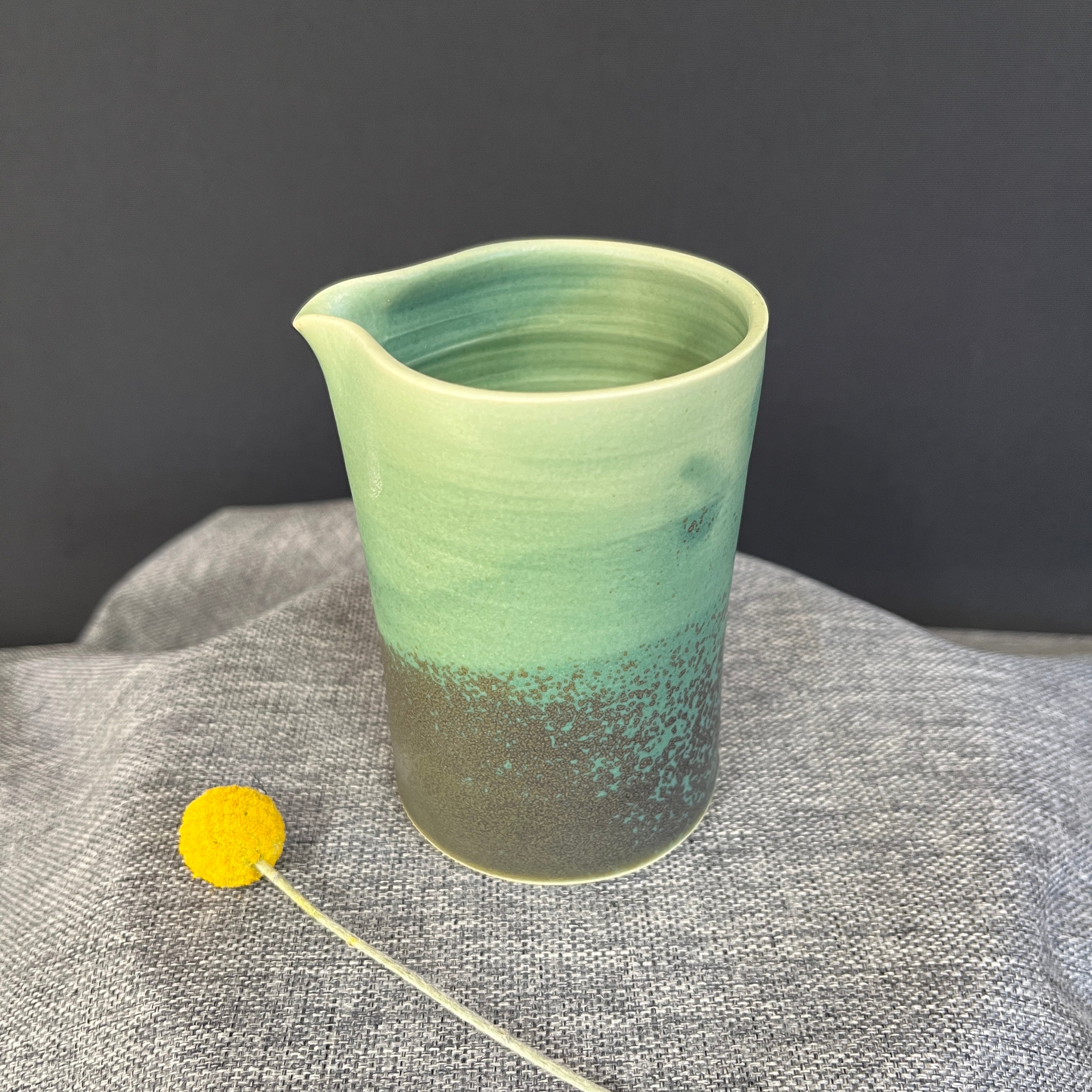 Handmade Ceramic Pourer - Earthy and Elegant