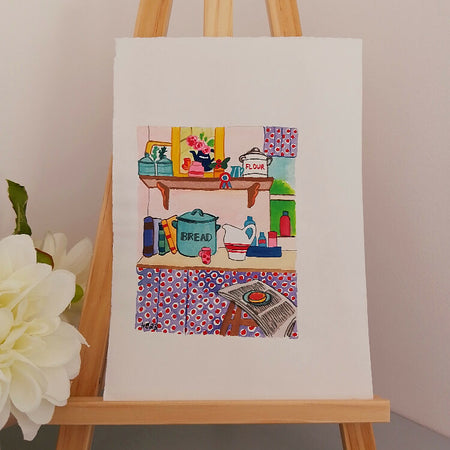 Mini Kitchen Original Painting