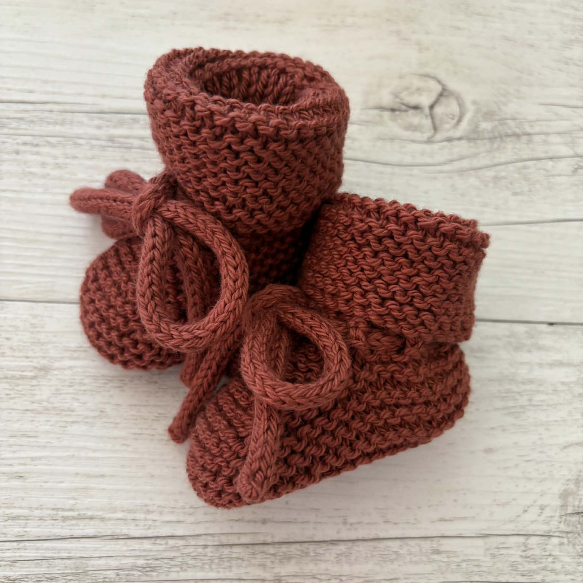 Hand Knitted Nappy Cover, Booties & Bib