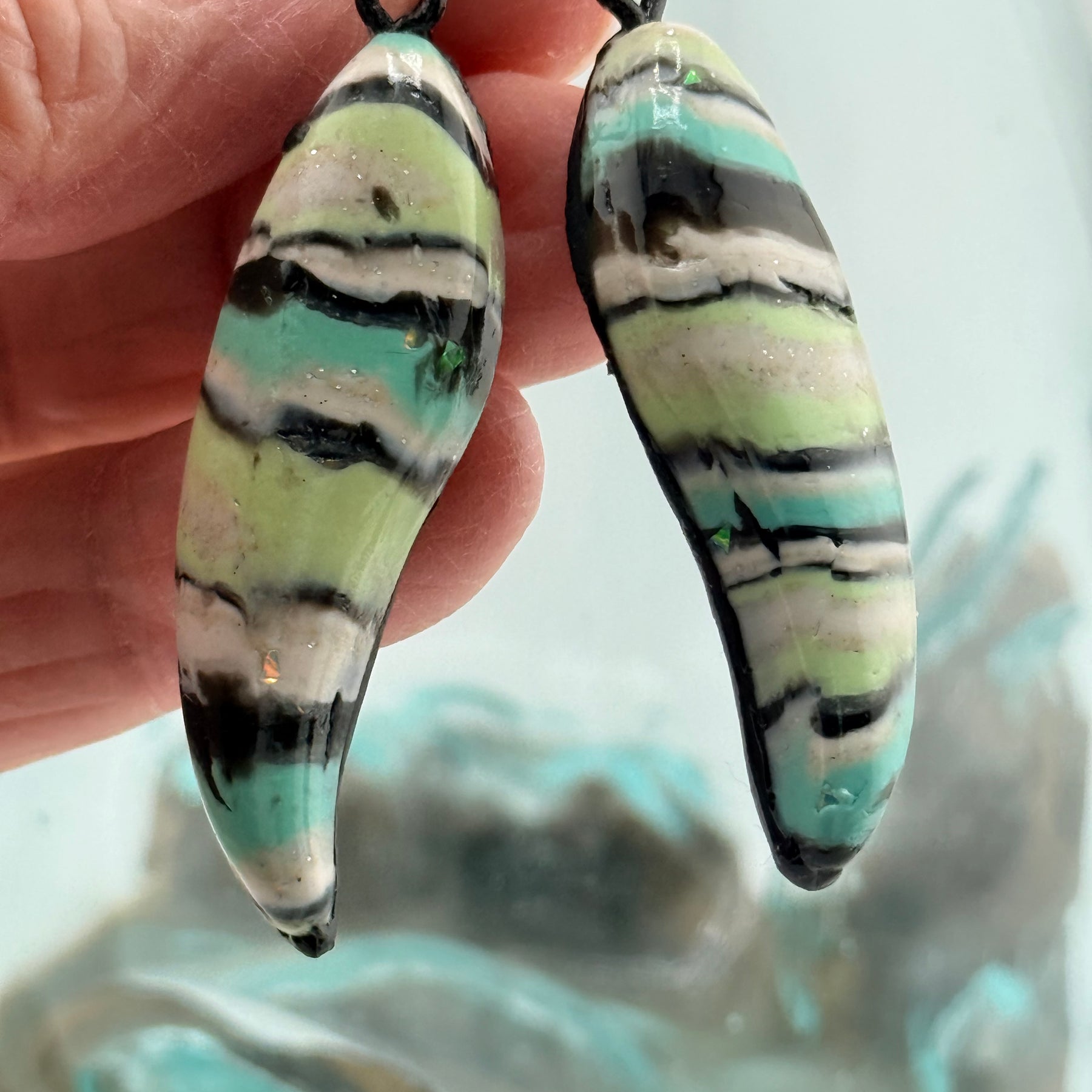 The Off Pattern Collection | Long Marquise Earrings