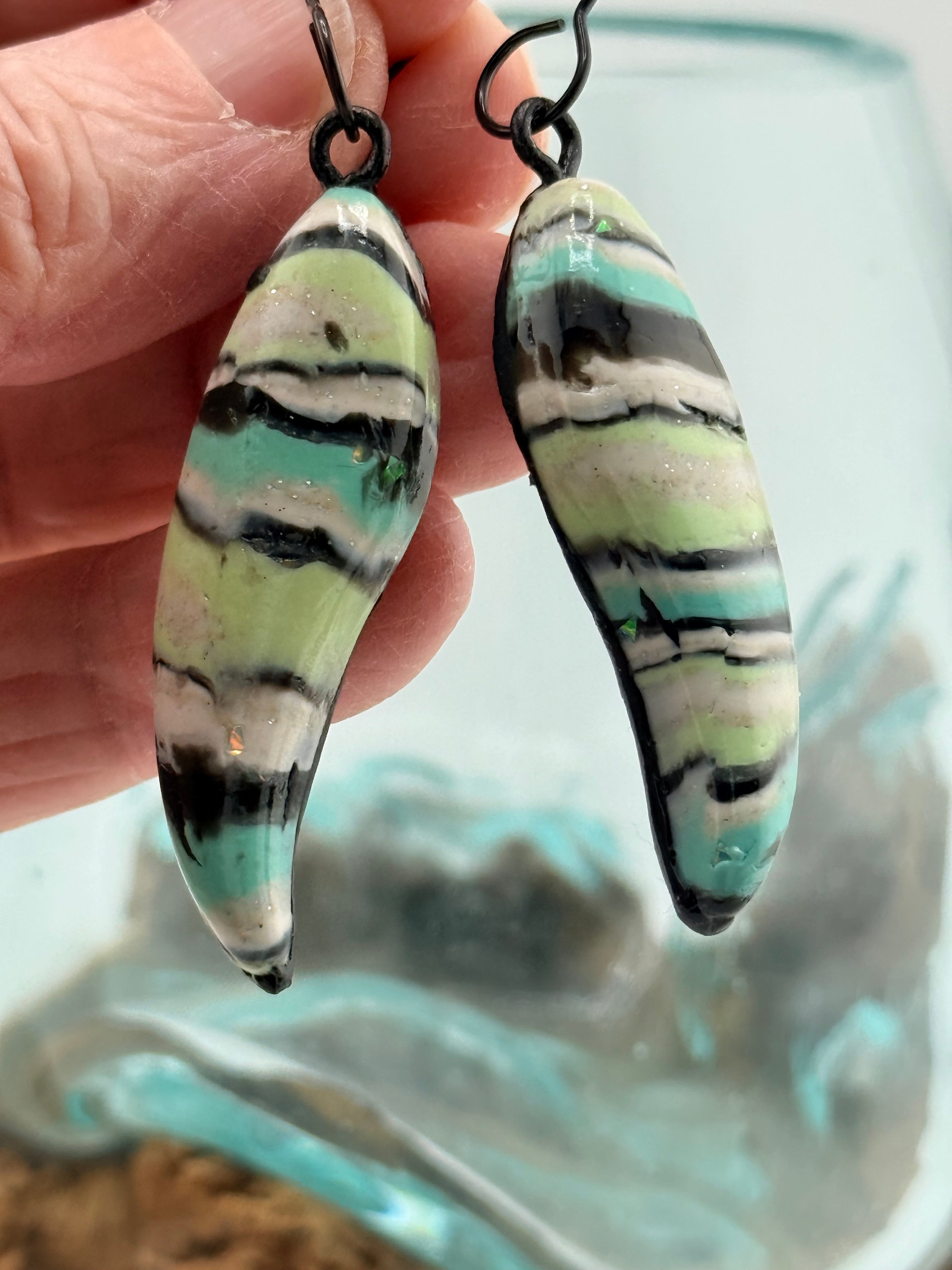 The Off Pattern Collection | Long Marquise Earrings