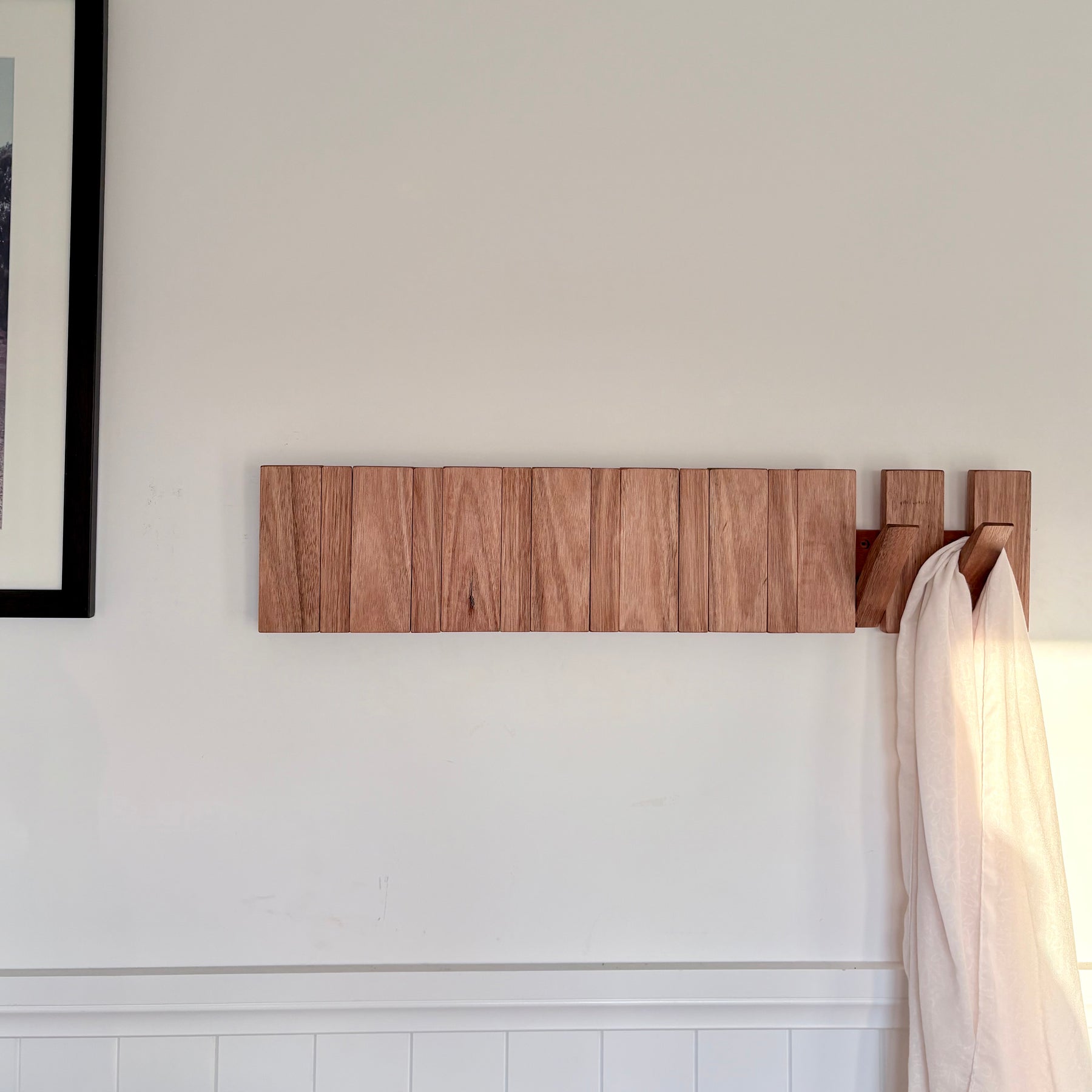Silver top ash Horizon line coatrack