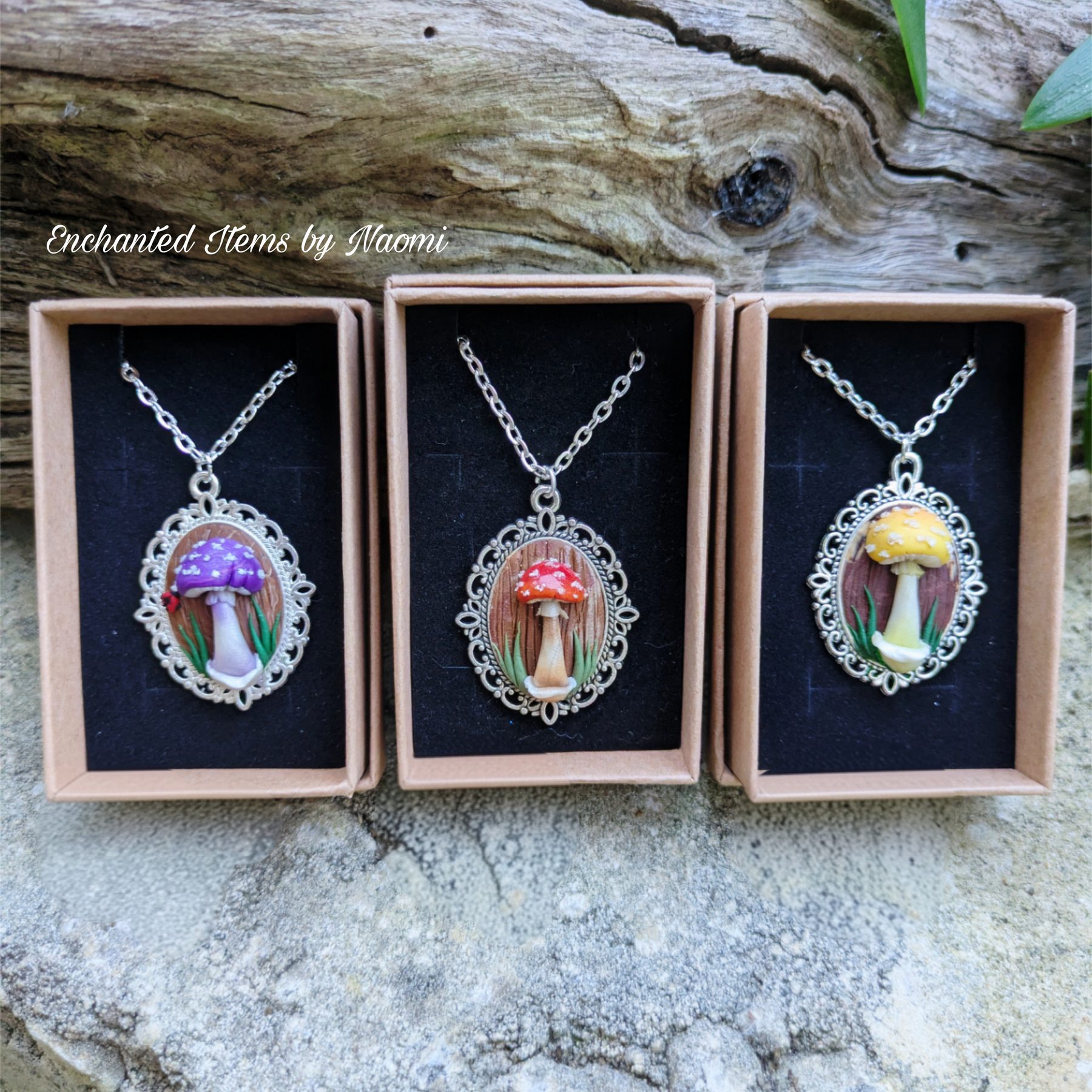 Mushroom Pendants