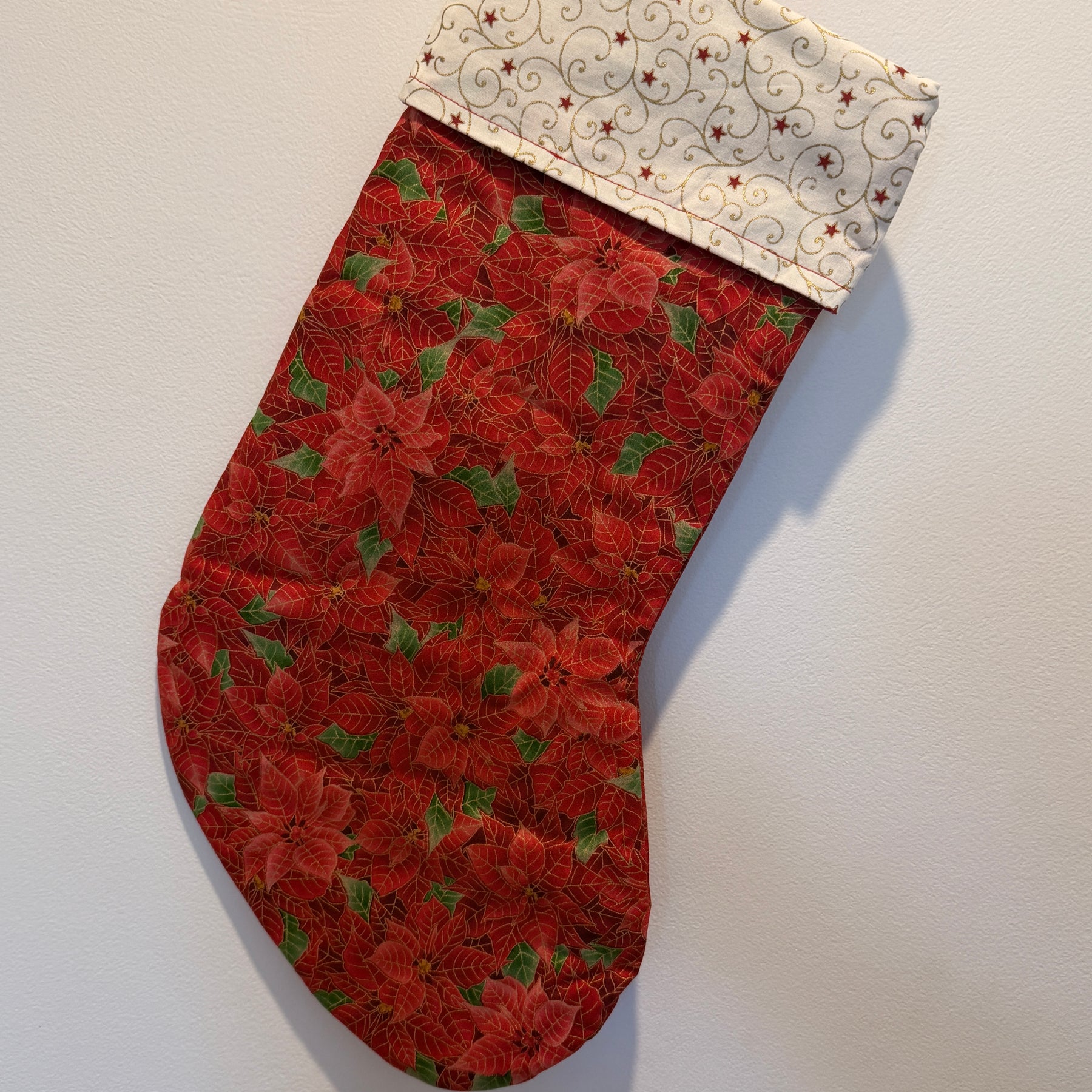 Christmas Stocking – Personalised Reusable Fabric Christmas Stocking