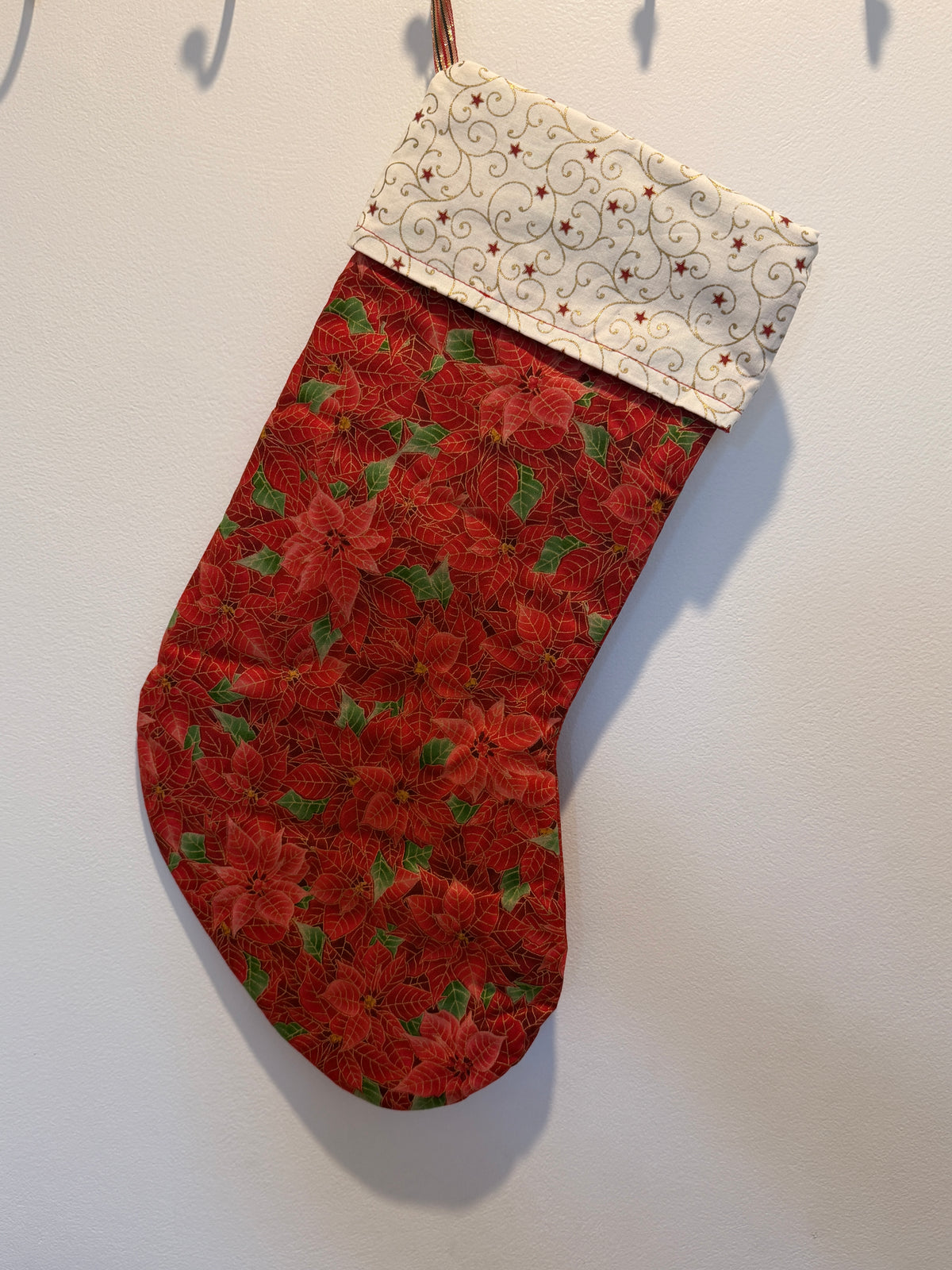 Christmas Stocking – Personalised Reusable Fabric Christmas Stocking