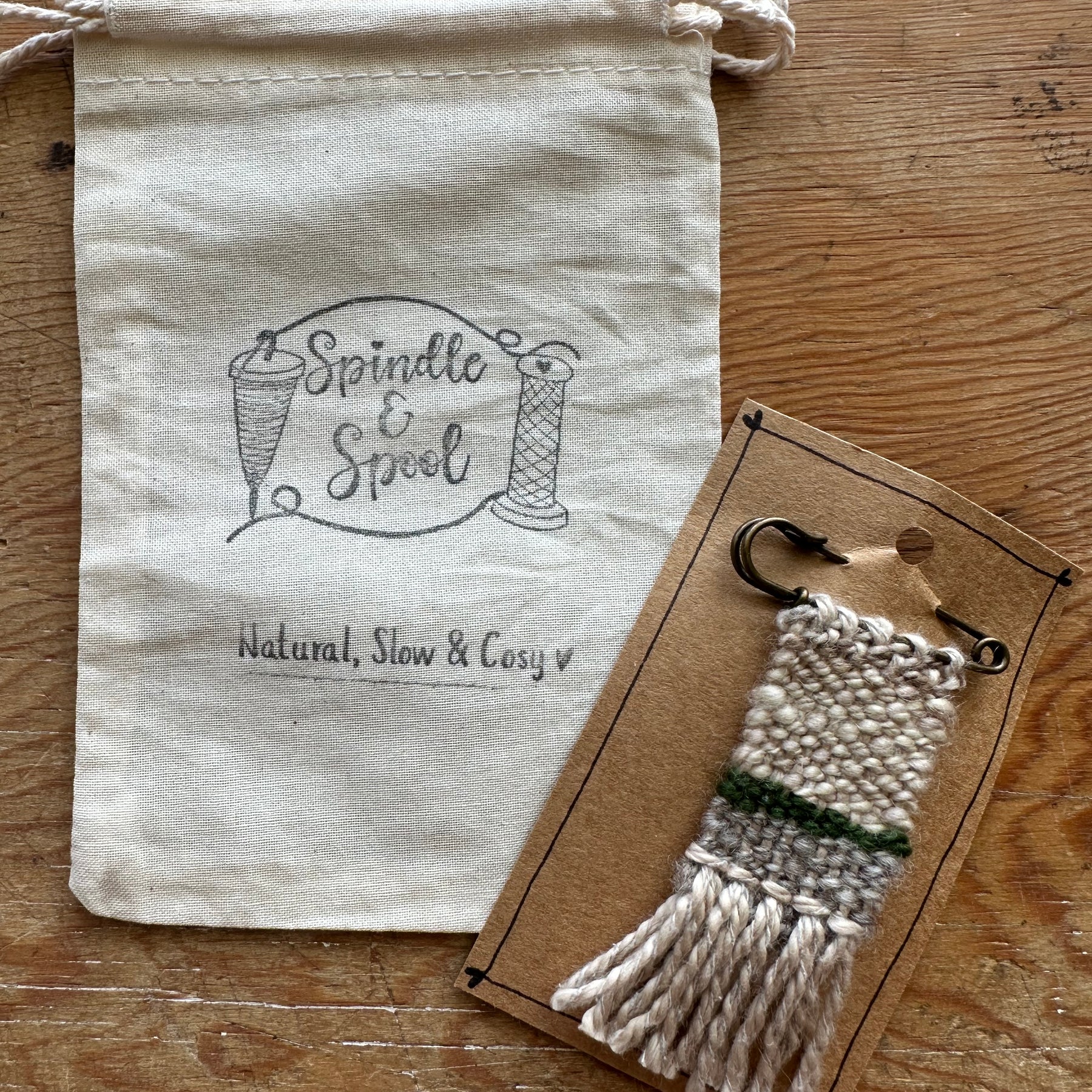 Handwoven Shawl Pins or Brooches