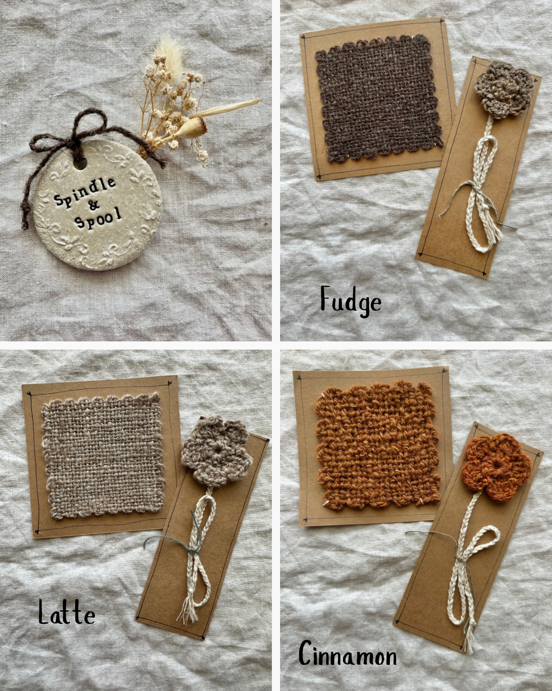 Handspun Bookmark & Coaster Teacher Gift Pack