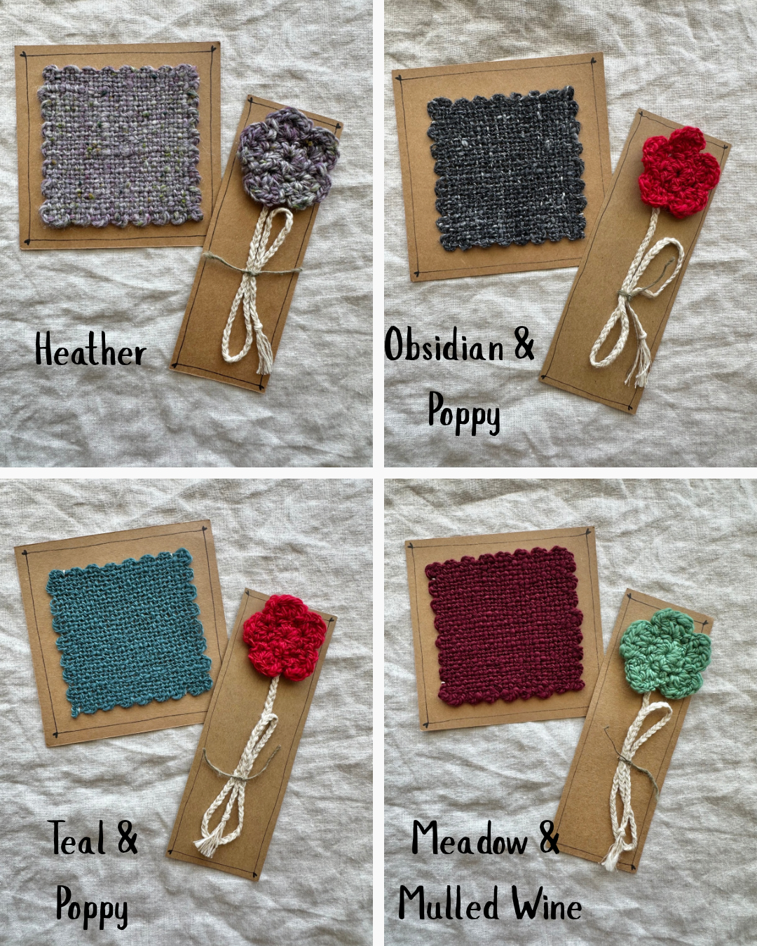 Handspun Bookmark & Coaster Teacher Gift Pack