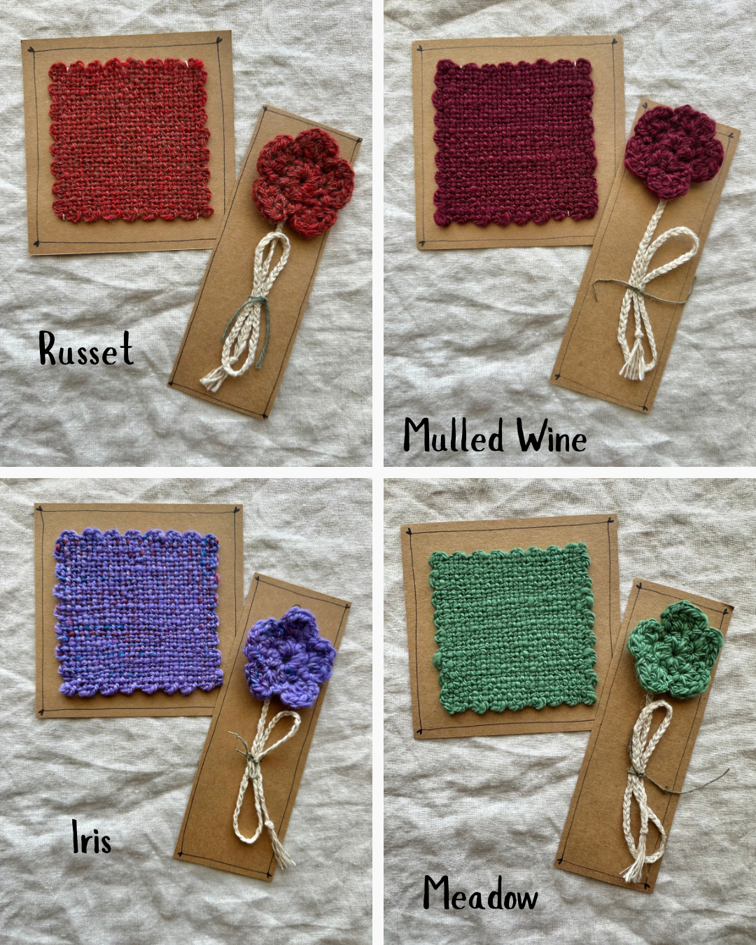 Handspun Bookmark & Coaster Teacher Gift Pack