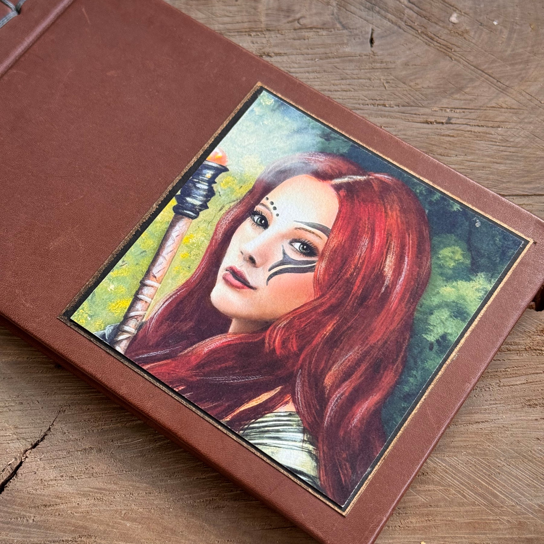 Scathach - One of a Kind Leather Journal