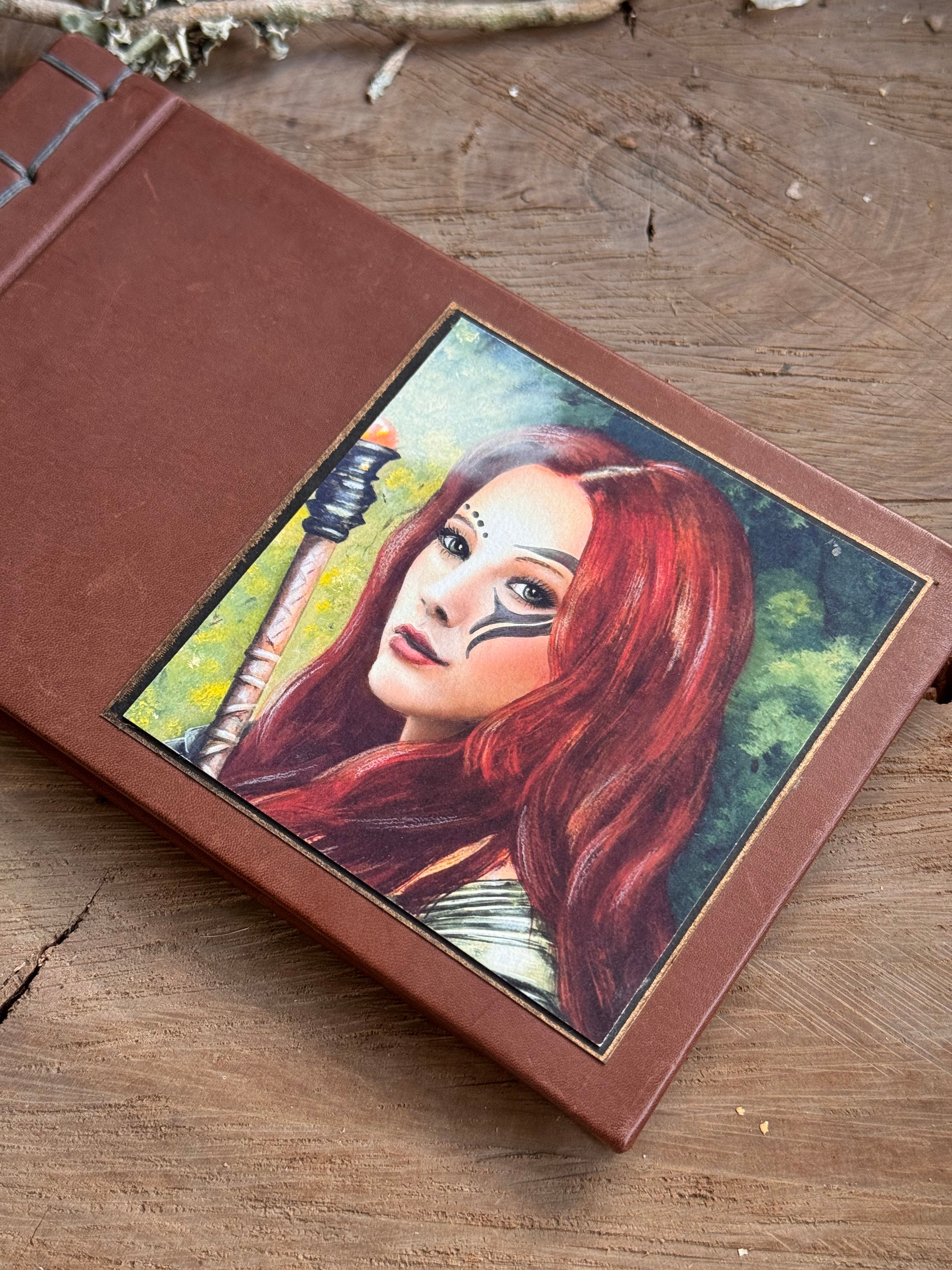 Scathach - One of a Kind Leather Journal