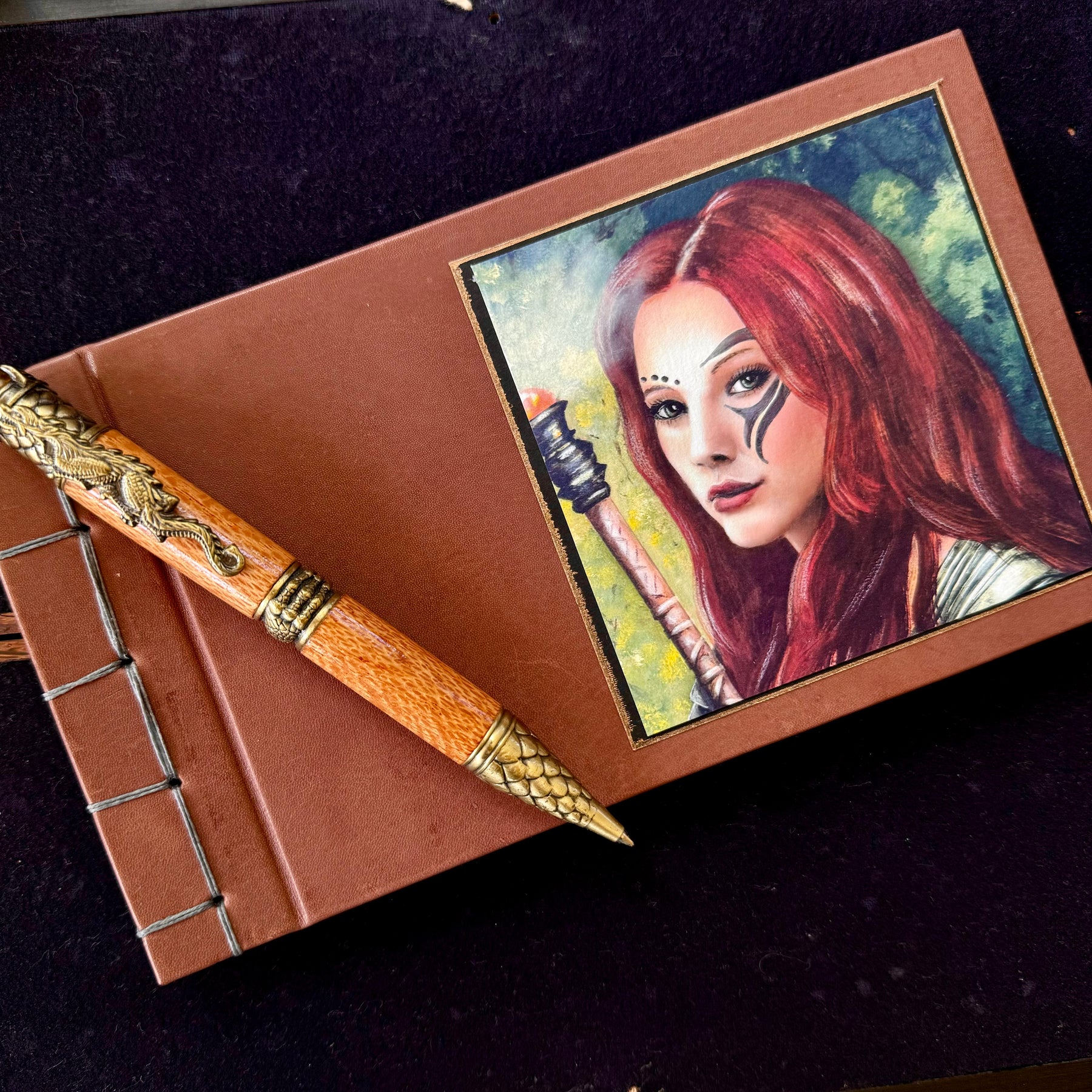 Scathach - One of a Kind Leather Journal