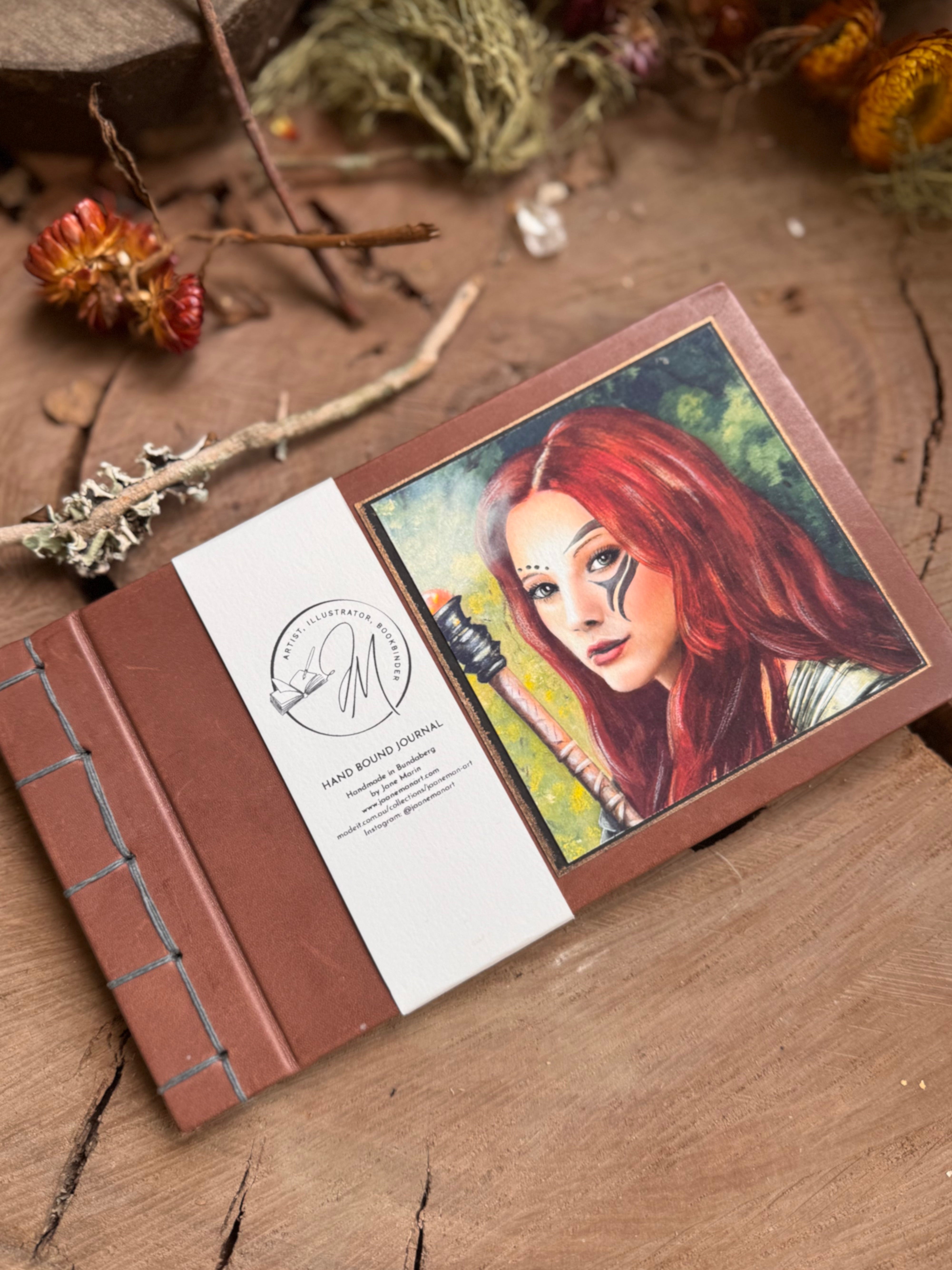 Scathach - One of a Kind Leather Journal