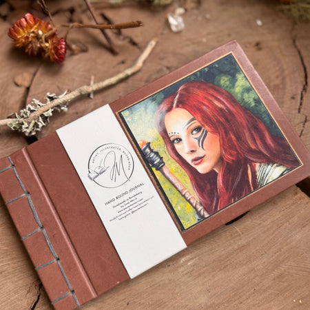 Scathach - One of a Kind Leather Journal