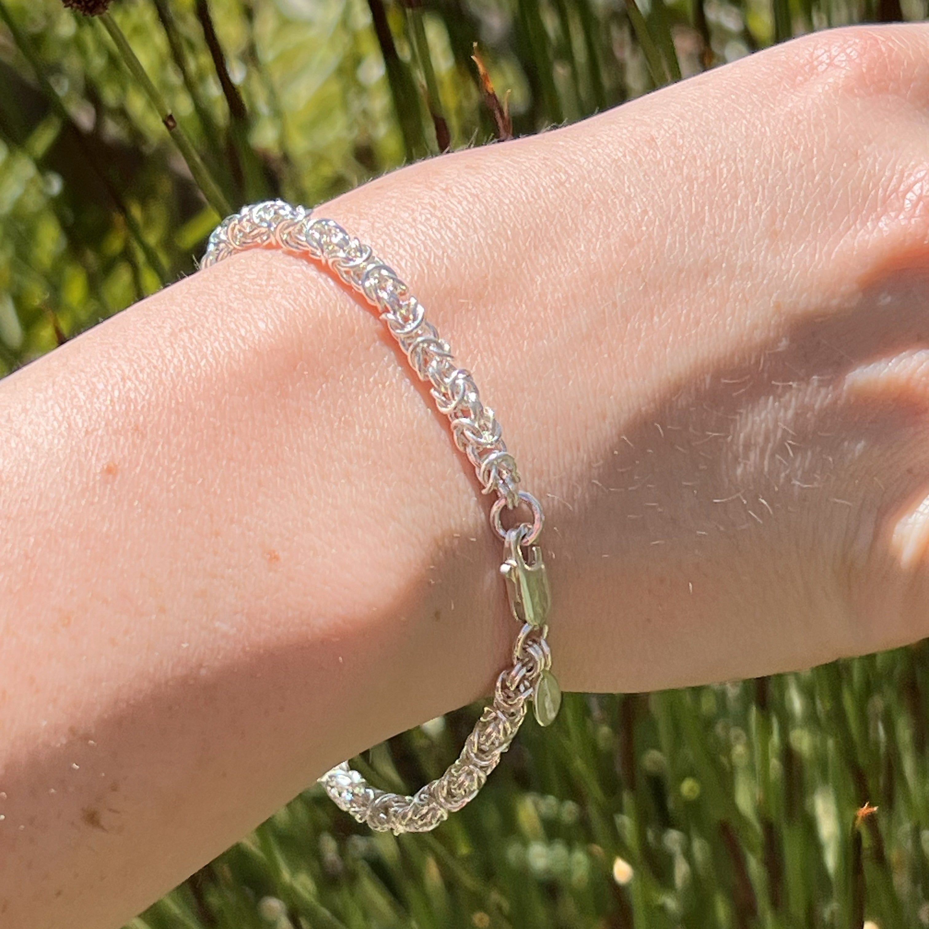 Sterling Silver "Byzantine" Bracelet