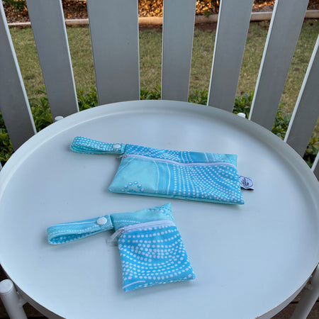 READY MADE Water-resistant wet bags - Calming Waters (Once A Dreamer)