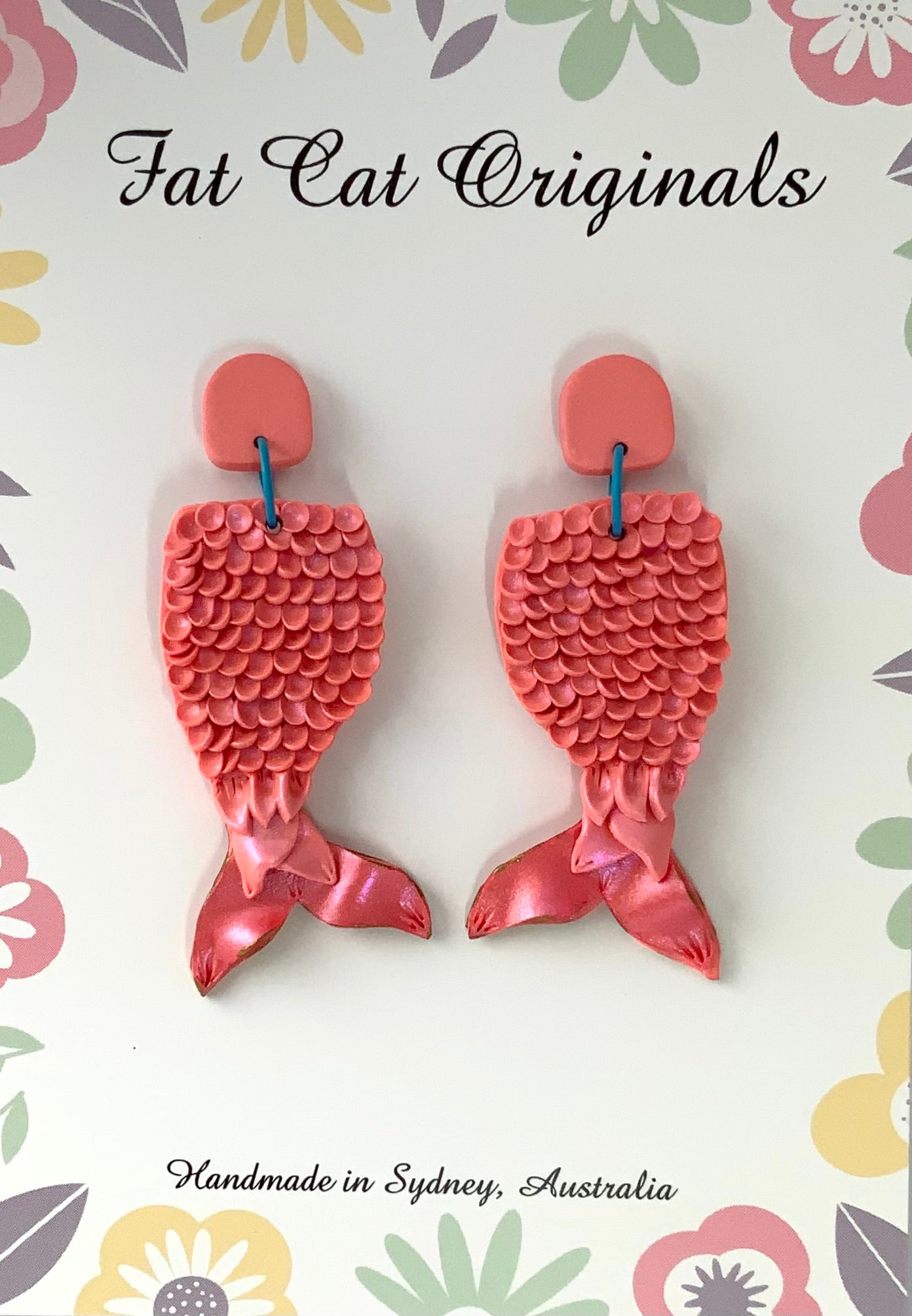 Treasure From The Tide | Handmade Mermaid Tail Earrings