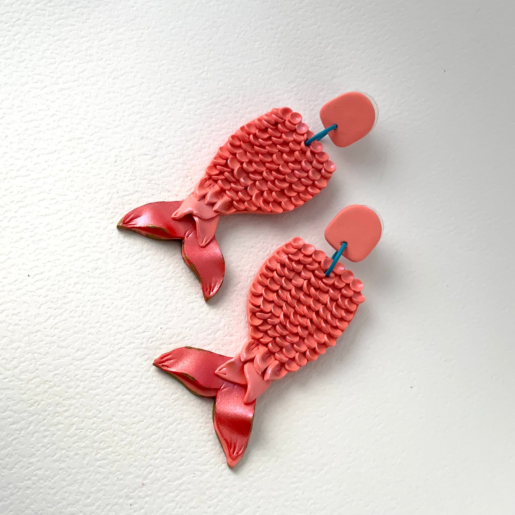 Treasure From The Tide | Handmade Mermaid Tail Earrings
